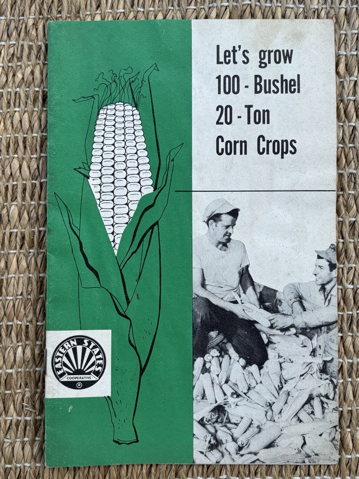 Vintage 1956 Eastern States Cooperative Brochure Corn Crops Ephemera