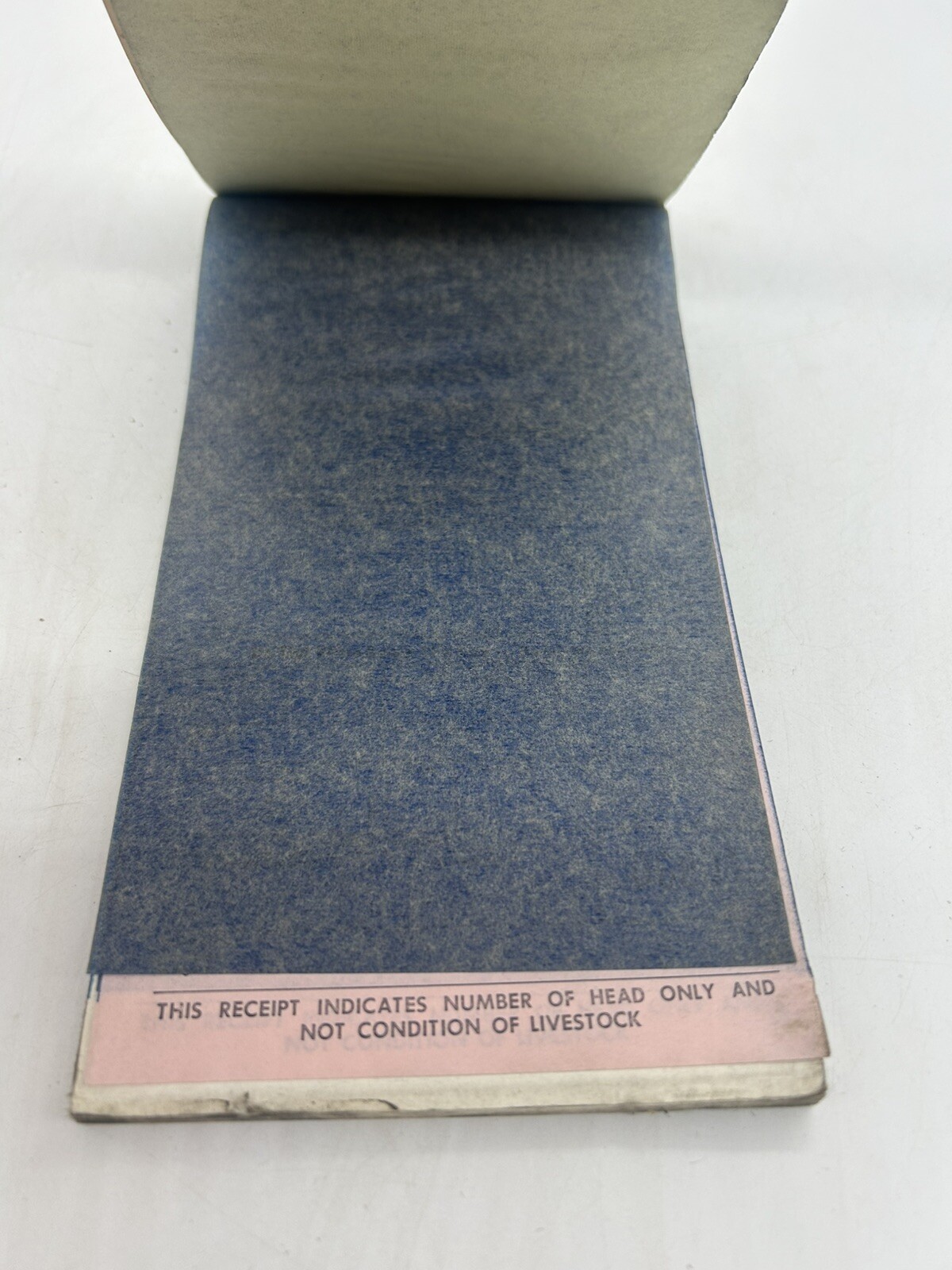 SIOUX CITY STOCK YARD COMMISSION TRUCKER DELIVERY RECEIPT BOOK CARBON COPY