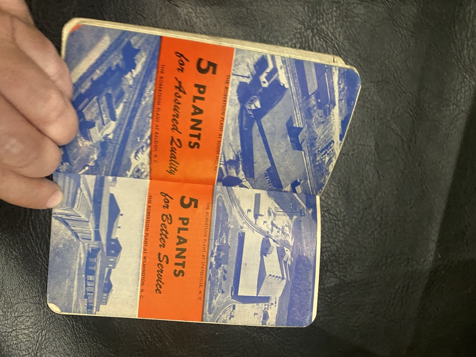 The 1953 Robertson Crop And Memo Book By Robertson Chemical Corp Norfolk VA