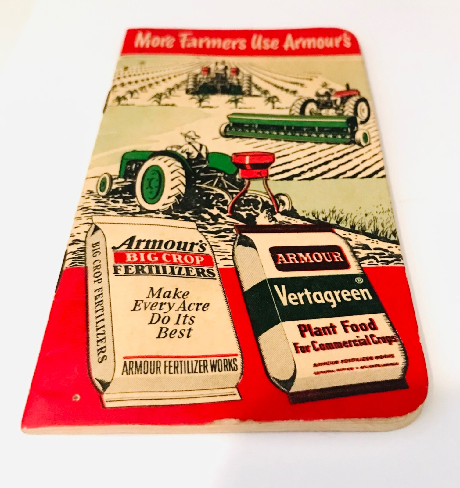 1952-1953 Armour&rsquo;s Fertilizer & Vertagreen Plant Food Pocket Notebook Calendar