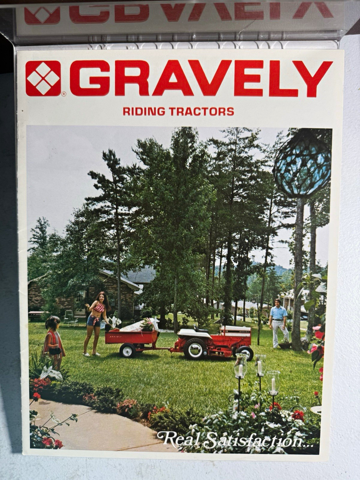 Gravely Riding Tractors Advertising Brochure March 1973 Agriculture Original
