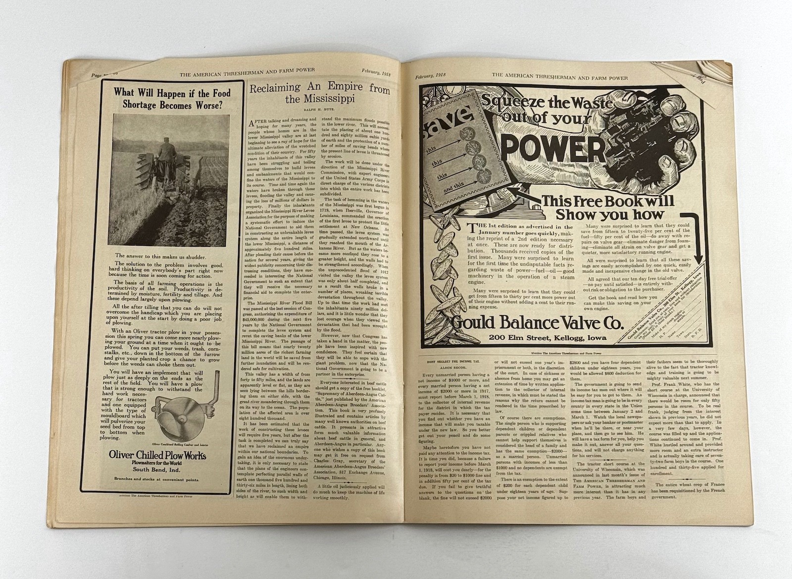 The American Thresherman & Farm Power MAGAZINE February 1918 MADISON, WIS.