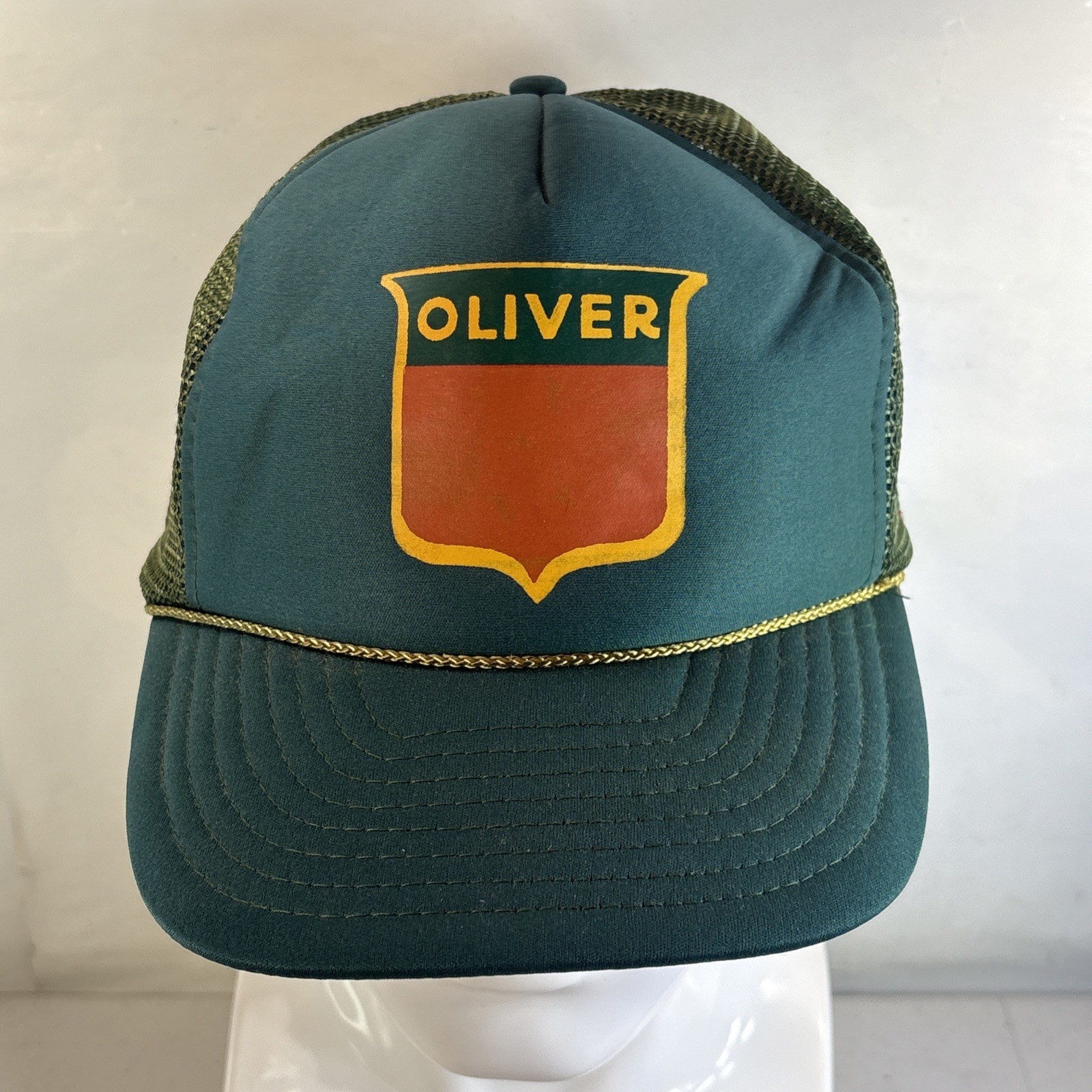 Oliver Farm Tractor Cap Snapback Hat Nissun Vintage Agriculture 7G17