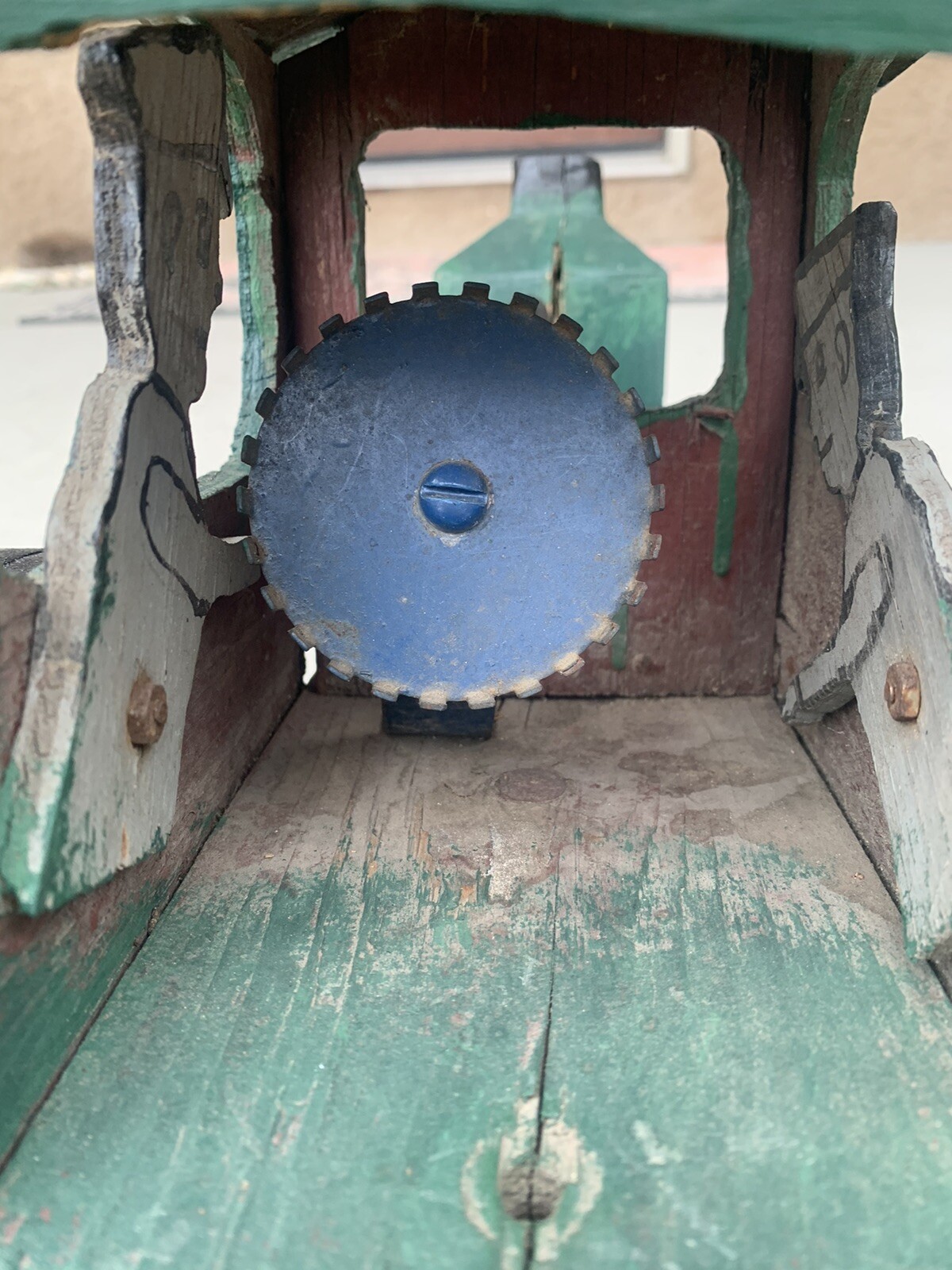 Vintage Rumley Oil Pull Tractor Oil Folk Art Collectible Tractor