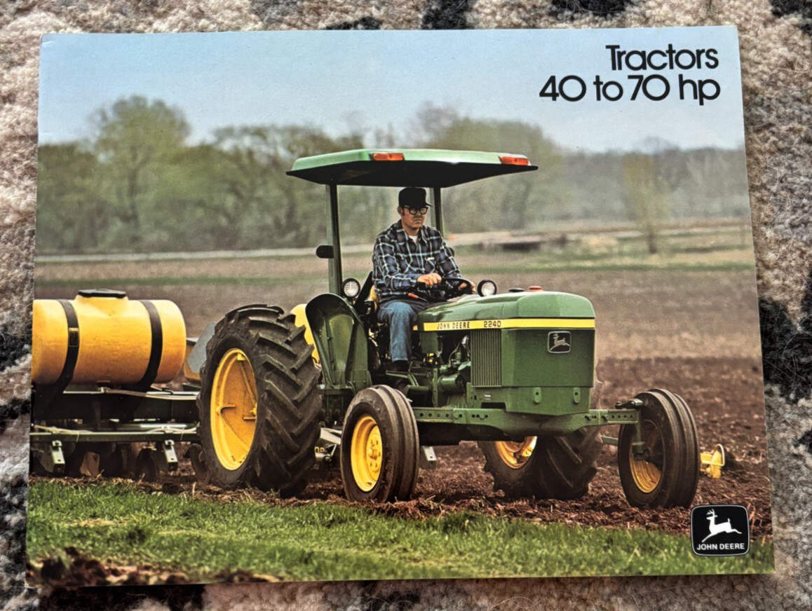 John Deere 2040 2240 2440 2640 Tractor for 1975 Brochure FCCA