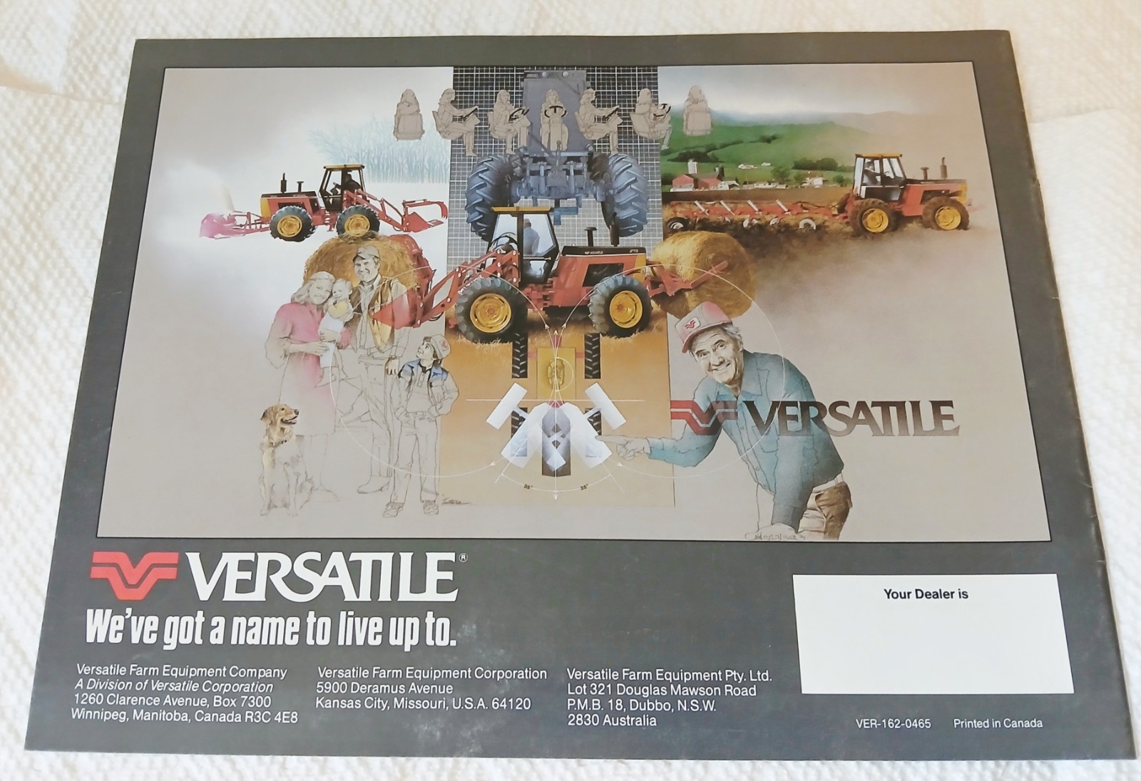 Versatile Bi-directional 200 Series Four Wheel Drive Tractors Sales Literature