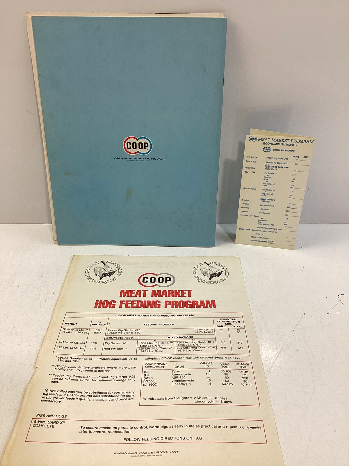 CO-OP Meat Market Program for Hog Production, Vintage Program Guide