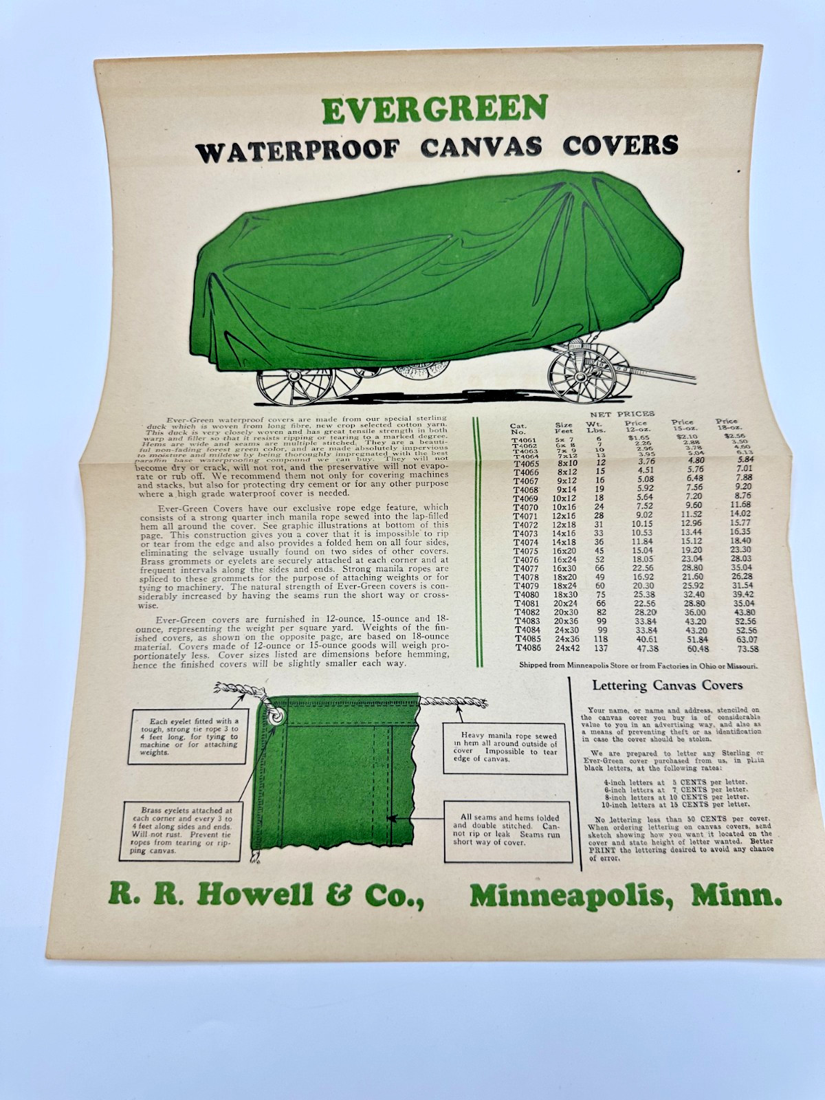 1930 Minneapolis RR Howell Thresher Supple Catalog Lot Letters mailer & more