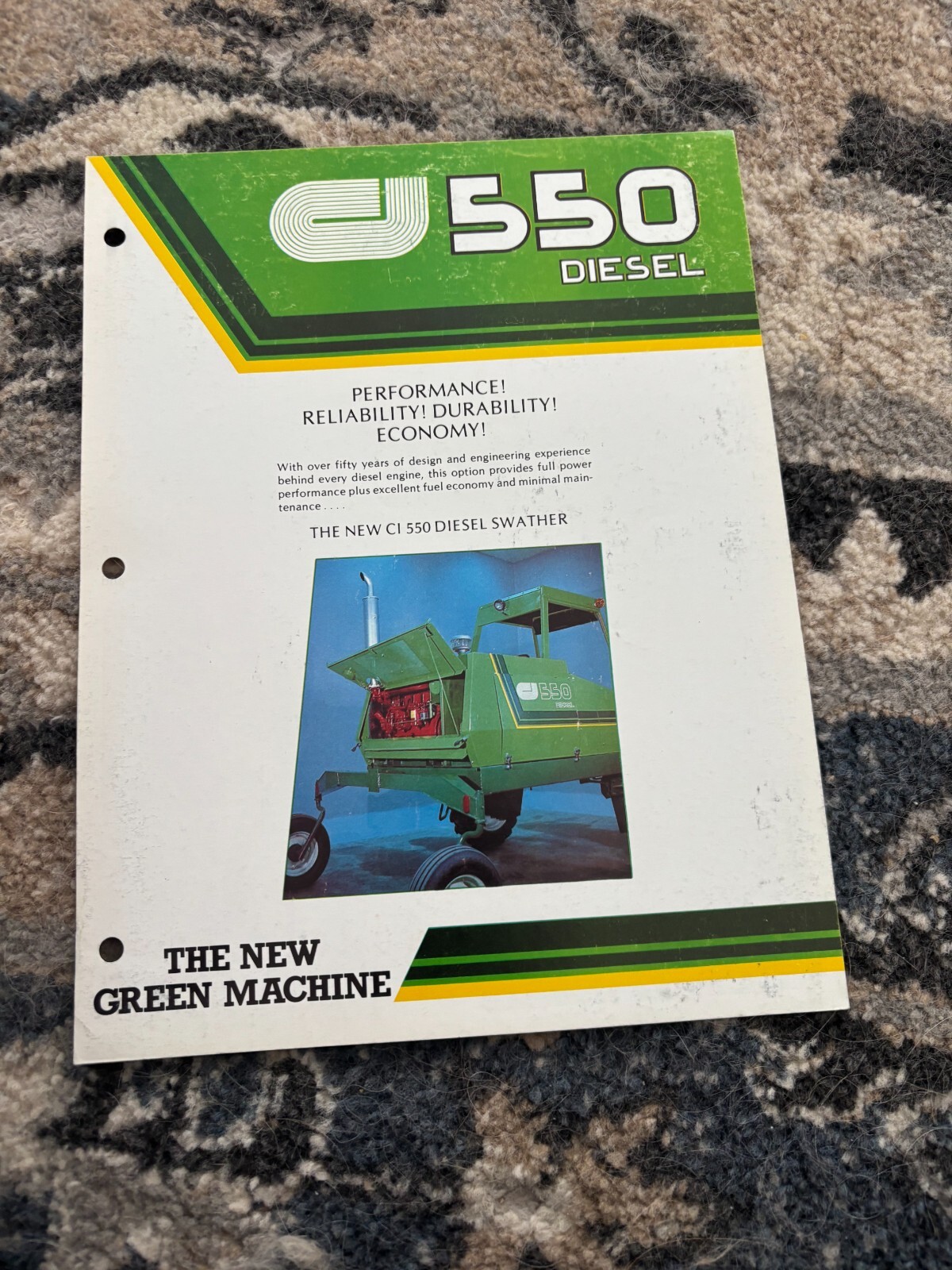 COOP 550 Diesel Swather Brochure FCCA25