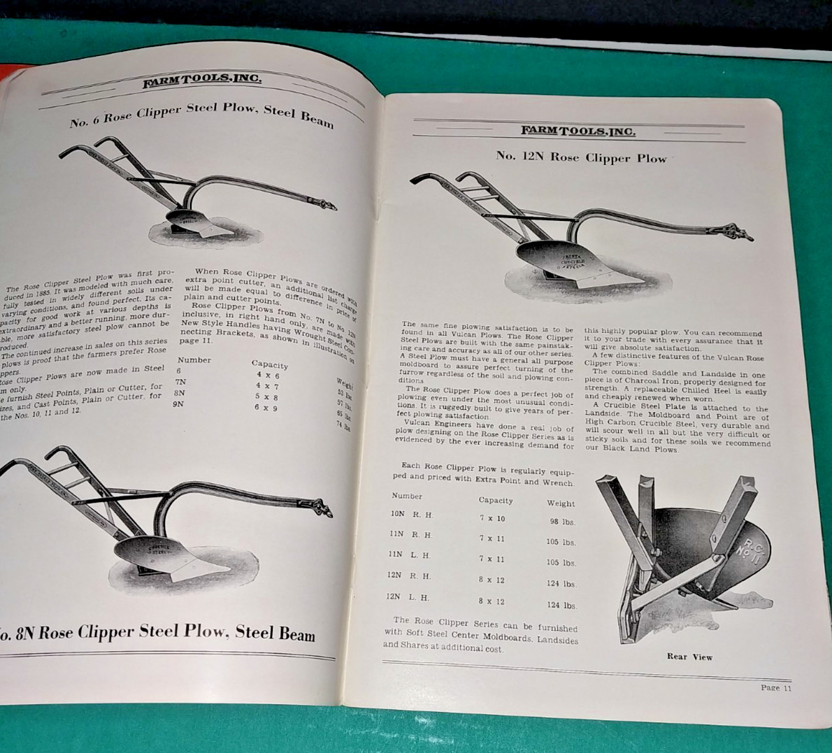 Circa 1939 Farm Tools Inc. No.61 Catalog 116 Pages