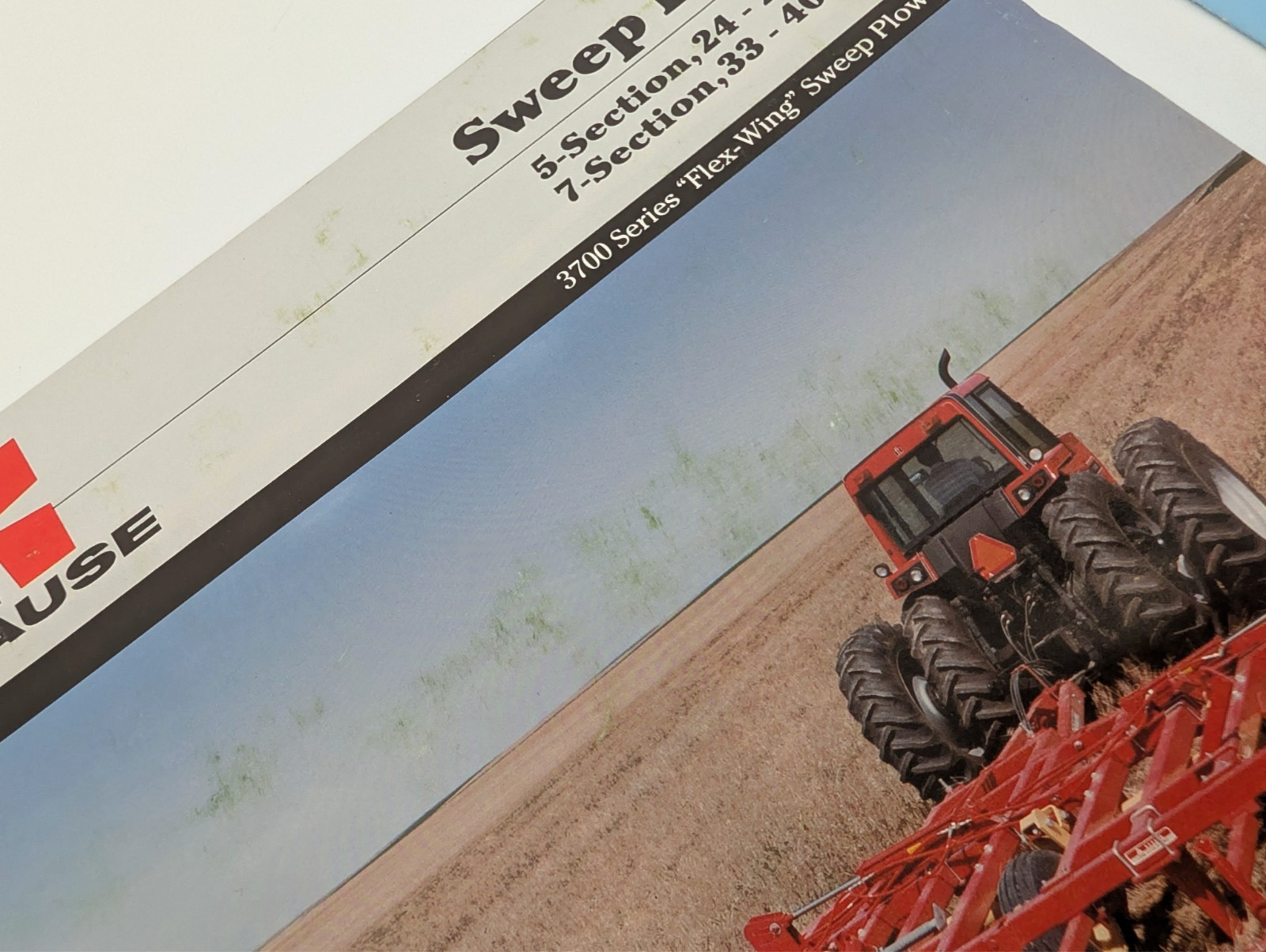 8 pc LOT Vintage Krause Chisel Sweep Plow Field Cultivator Tillage Brochures