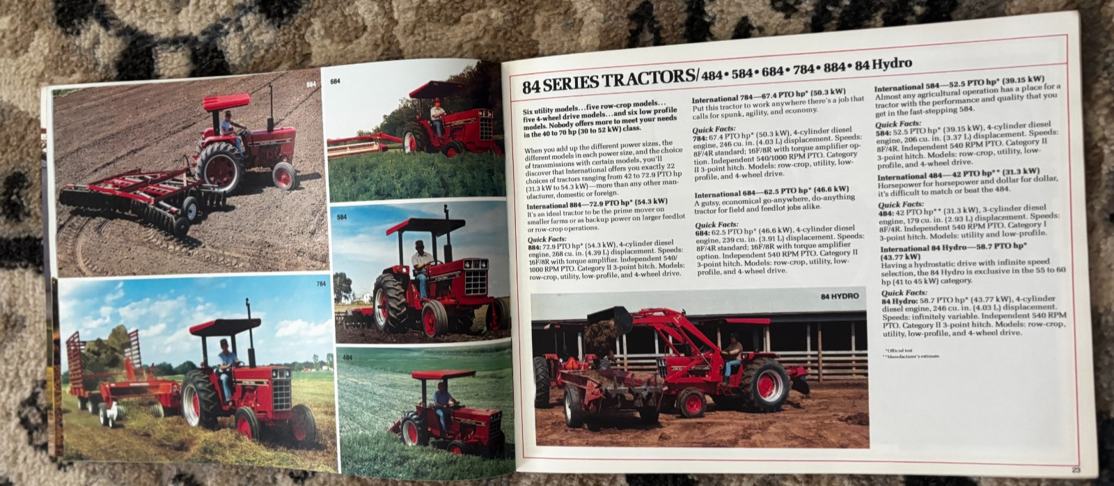 International Harvester Buyers Guide For 1983 Brochure DCPA26
