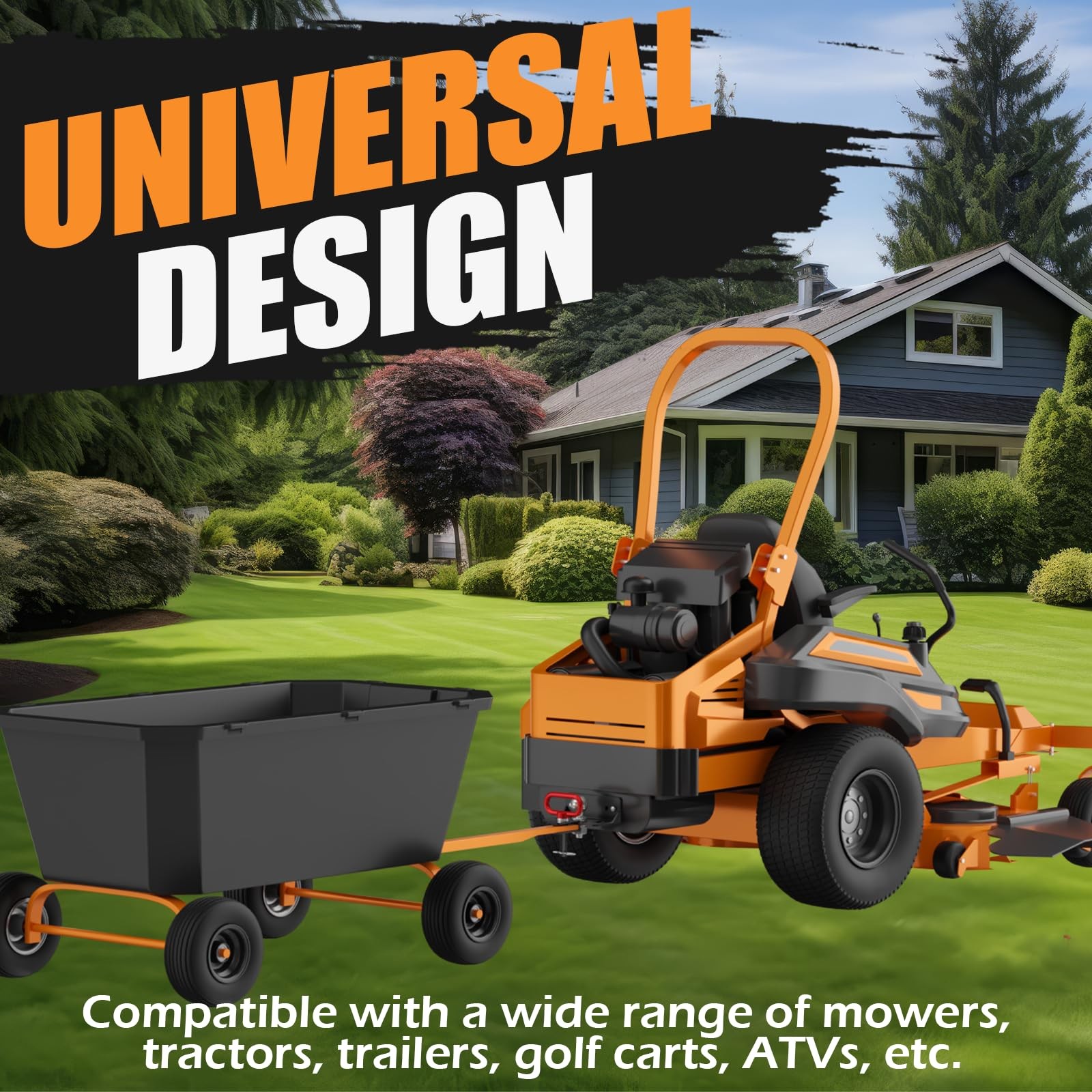 Vrxsond Upgraded Zero Turn Lawn Mower 2 Pin 6Mm Thicker Heavy Duty Steel Bolt