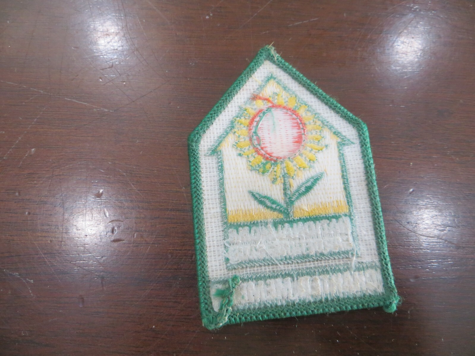 National Home Gardening Club Charter Member sunflower EMBROIDERED VINTAGE patch