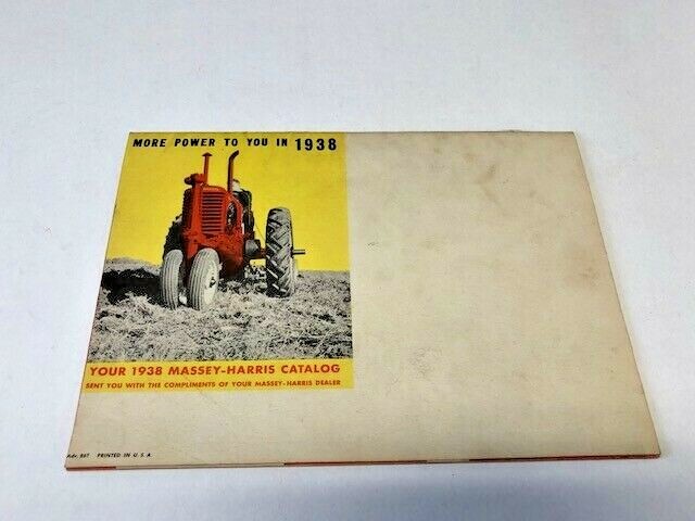 1938 Farm News Worth Reading About by Massey Harris Brochure