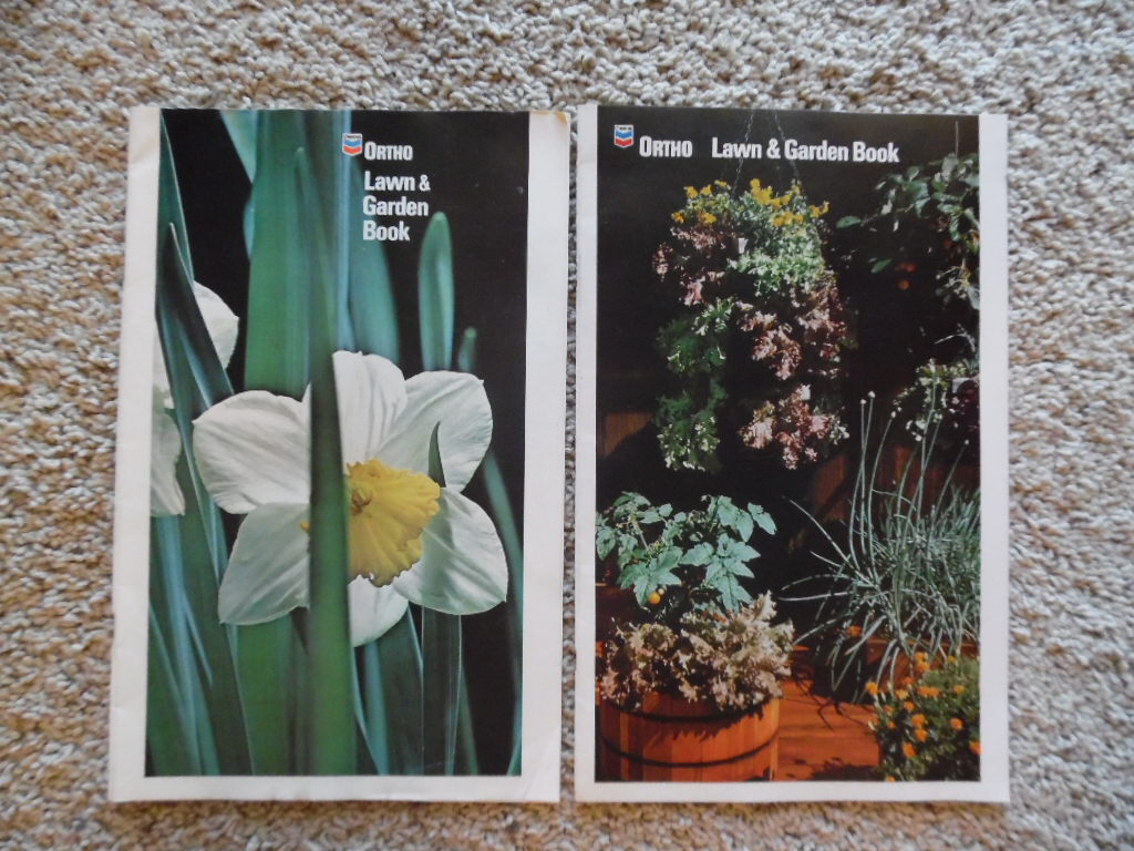 2 vintage Ortho Lawn & Garden Books – 1975 & 1976 – 32 pgs – from Chevron