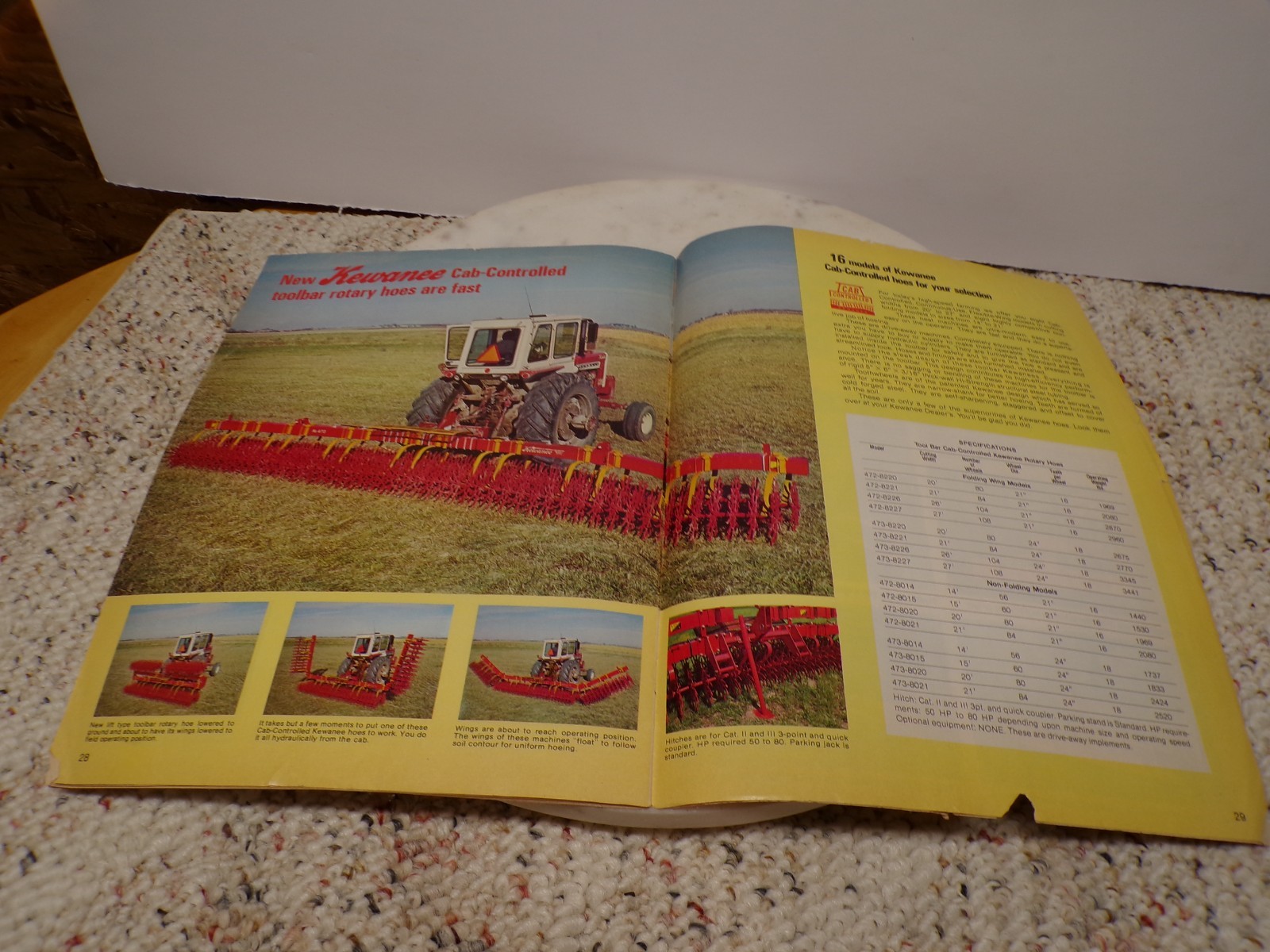 Kewanee Disks-Mulchers-Cultivators-Hoes Farm Machinery Color Catalog Illinois