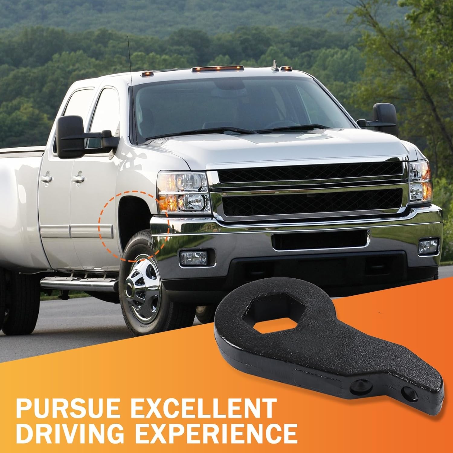 2001-2010 Chevy Silverado Torsion Bar Leveling Lift Kit