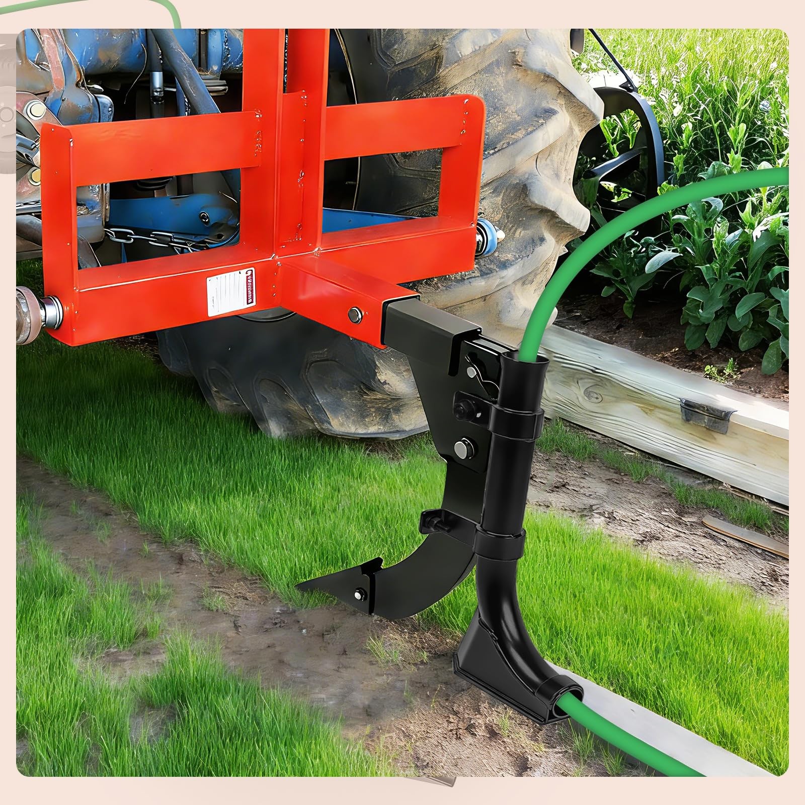 Pipe Layer Attachment Fits Hitch Mounted Ripper Trencher Accessories, Pipe La…