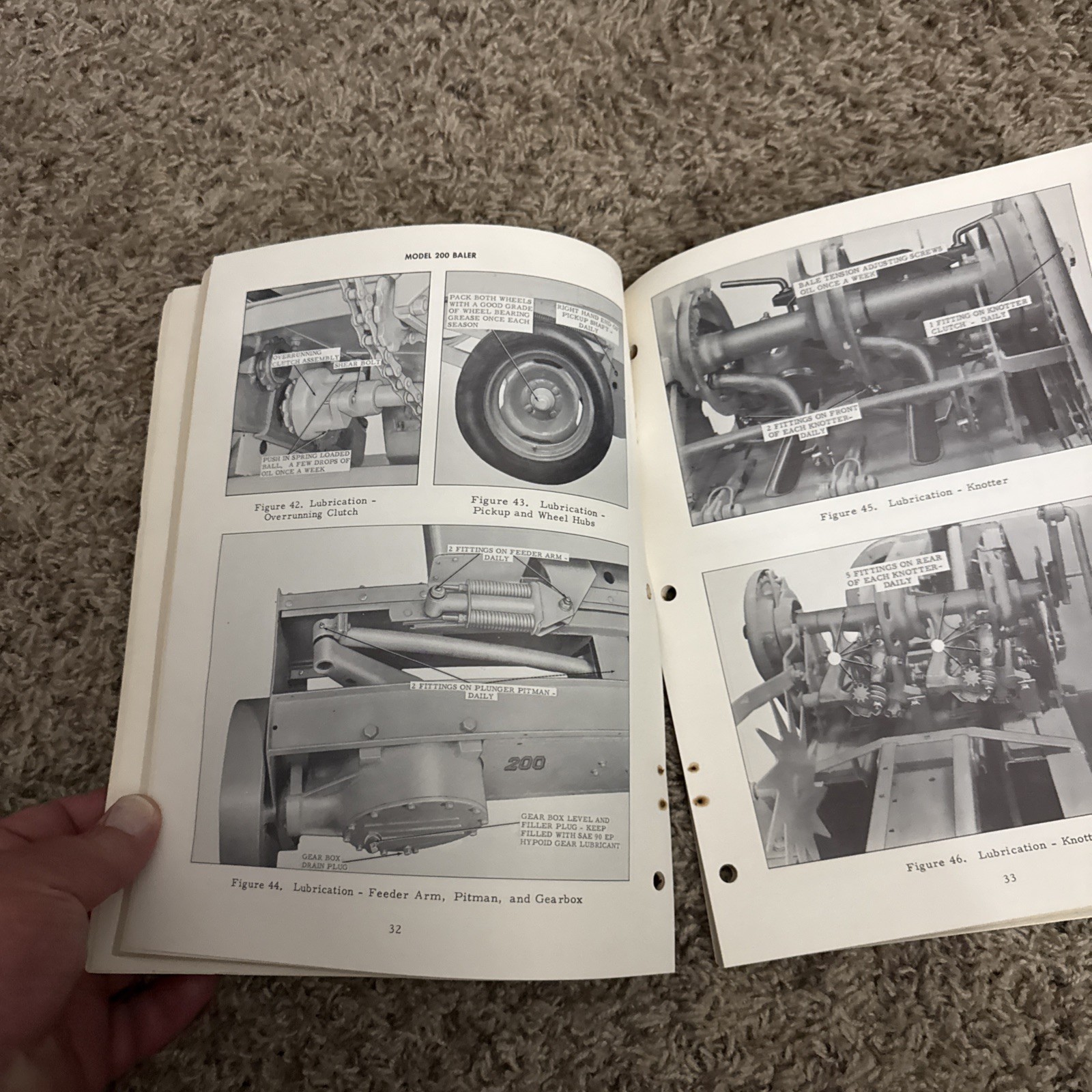 Case Tractor 200 Automatic Twine Tie Hay Baler Service Manual