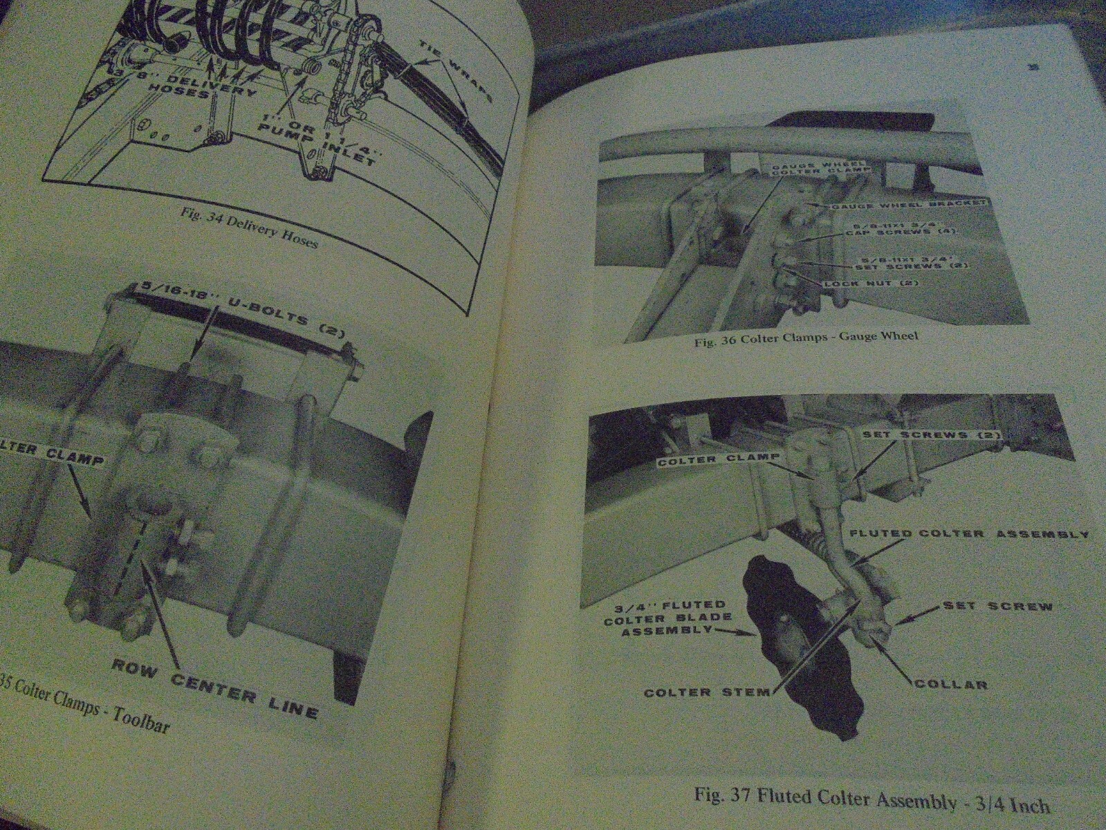 Vintage 1977 White 3445 Folding Planter Operator&rsquo;s Manual