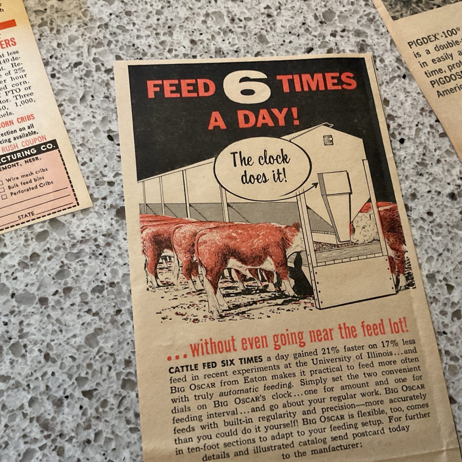 ~50 Farm Related Print Ads 1940-1960 Sprayers Buildings Equipment Fence More