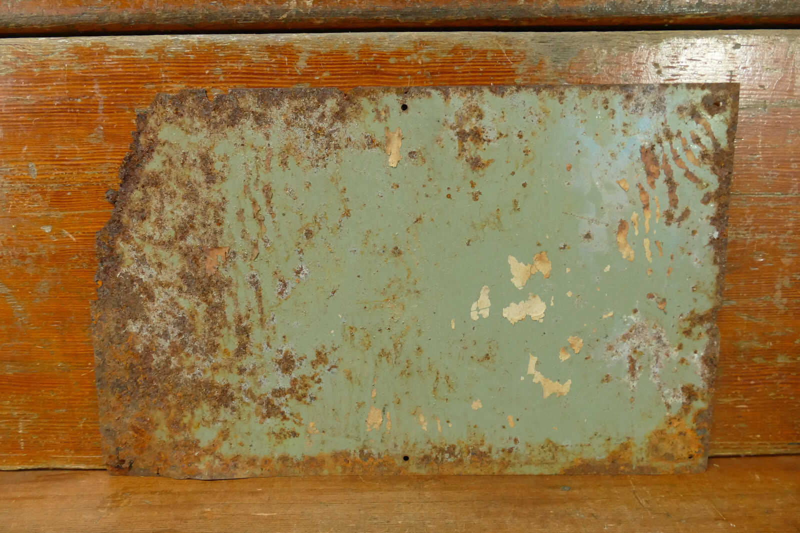 Vintage 1950s Farmers Union Member Rustic Barn Hanger Metal Advertising Sign