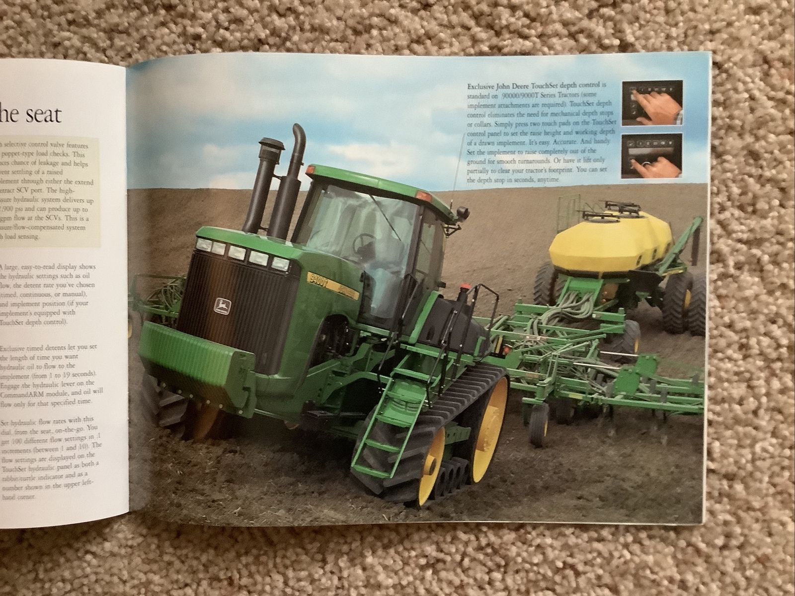 John Deere 9000/9000T SERIES TRACTORS 36 PAGES Sales Brochure 1999