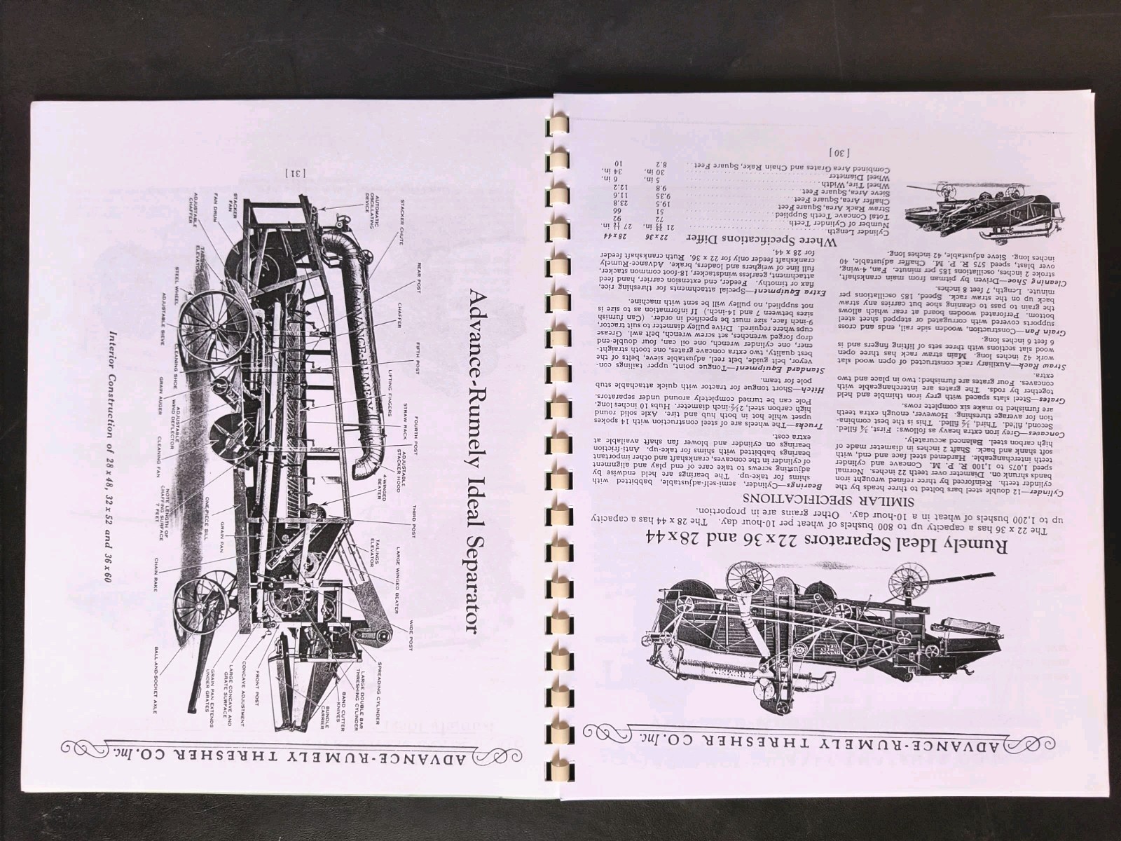 Rumley Oil Pull Tractor Dealer Brochure Owners Manual Print Advertising Reprint