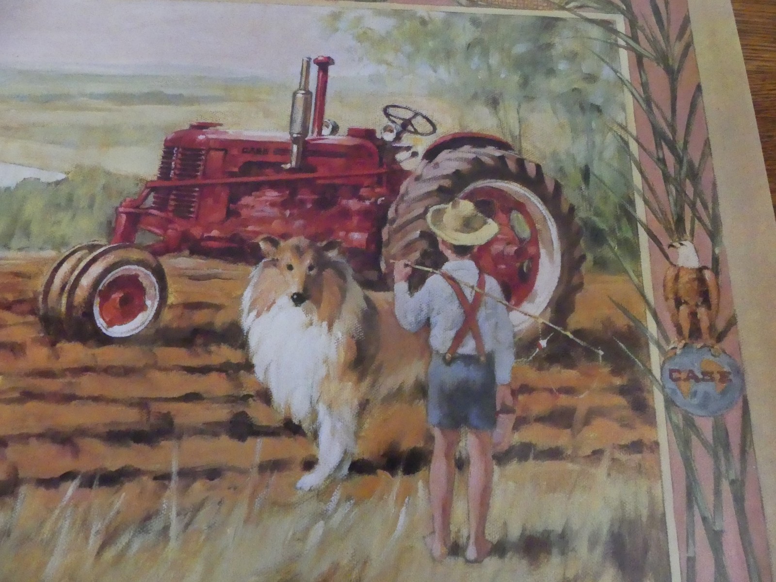 IH McCormick Deering Case 16½ » x 24&Prime; Poster Planting Heritage – CIRCA 1945