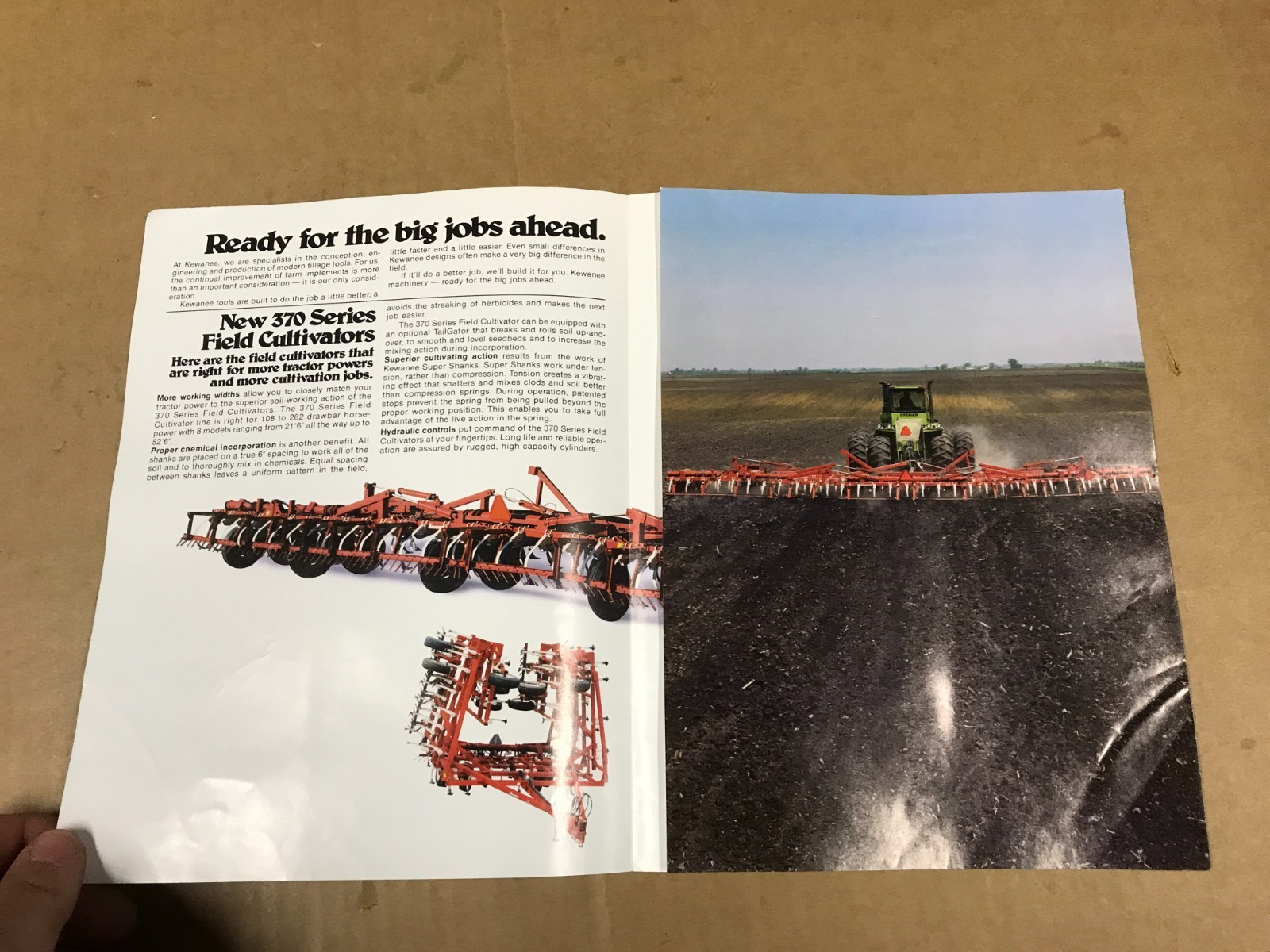 Vintage Kewanee Field Cultivators Salesman Brochure
