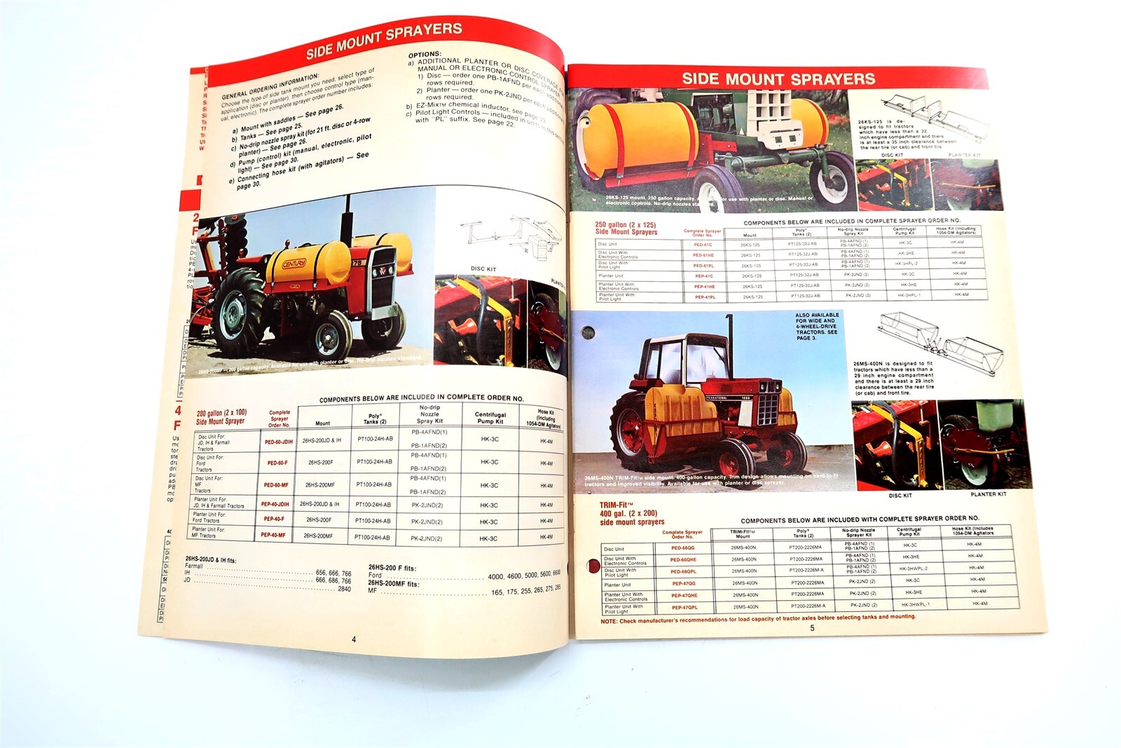 Vintage 1983 Century Sprayer Catalog Dealer Brochure 40 Pages in Color