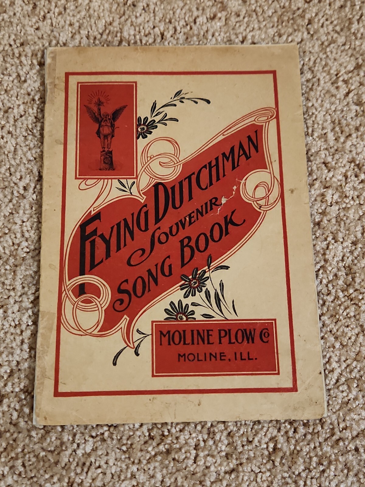 Flying Dutchman Farm Equipment Moline IL Plow Co Souvenir Song Book