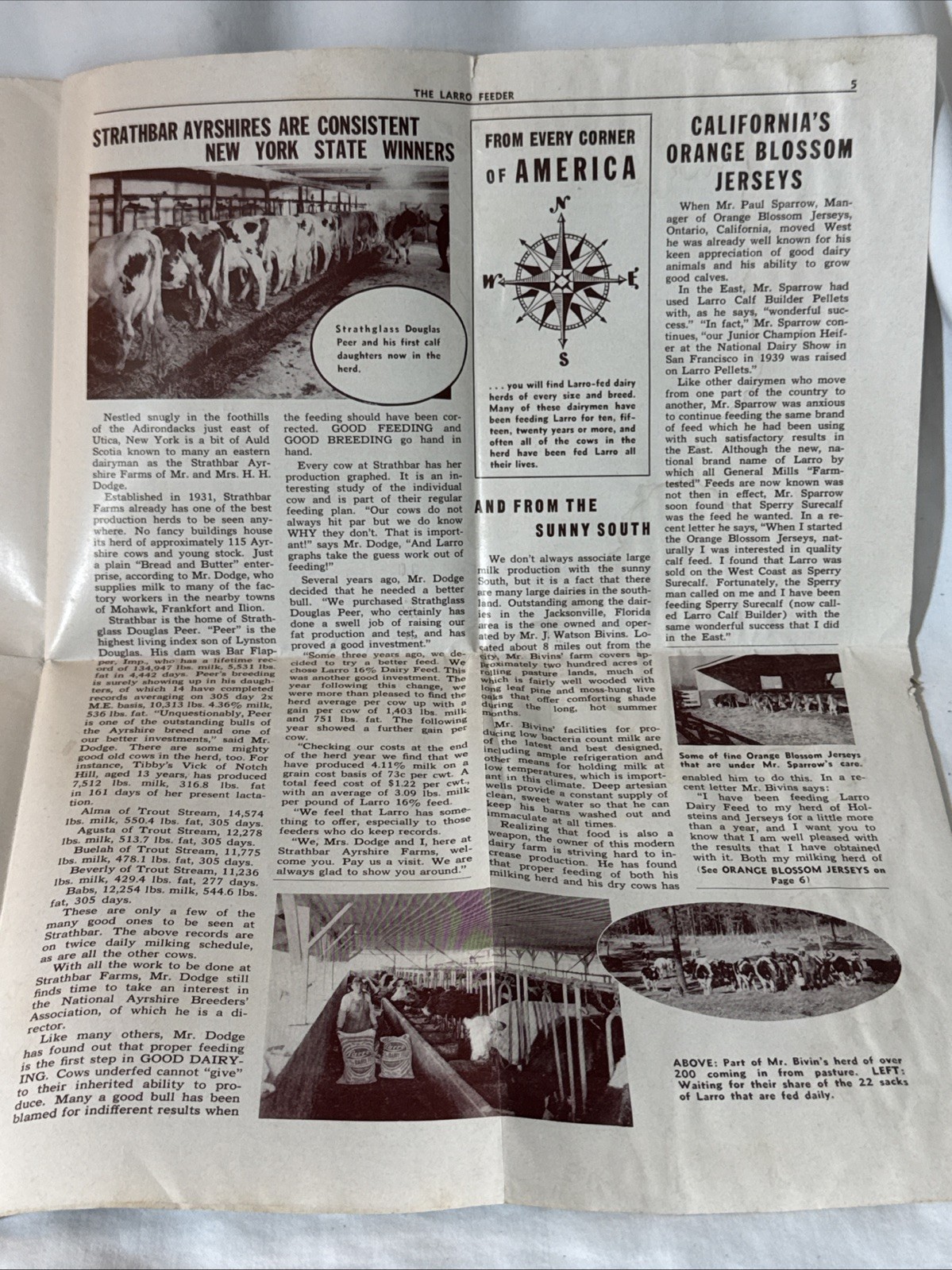 VTG General Mills The Larro Feeder 1943 Newsletter Vintage