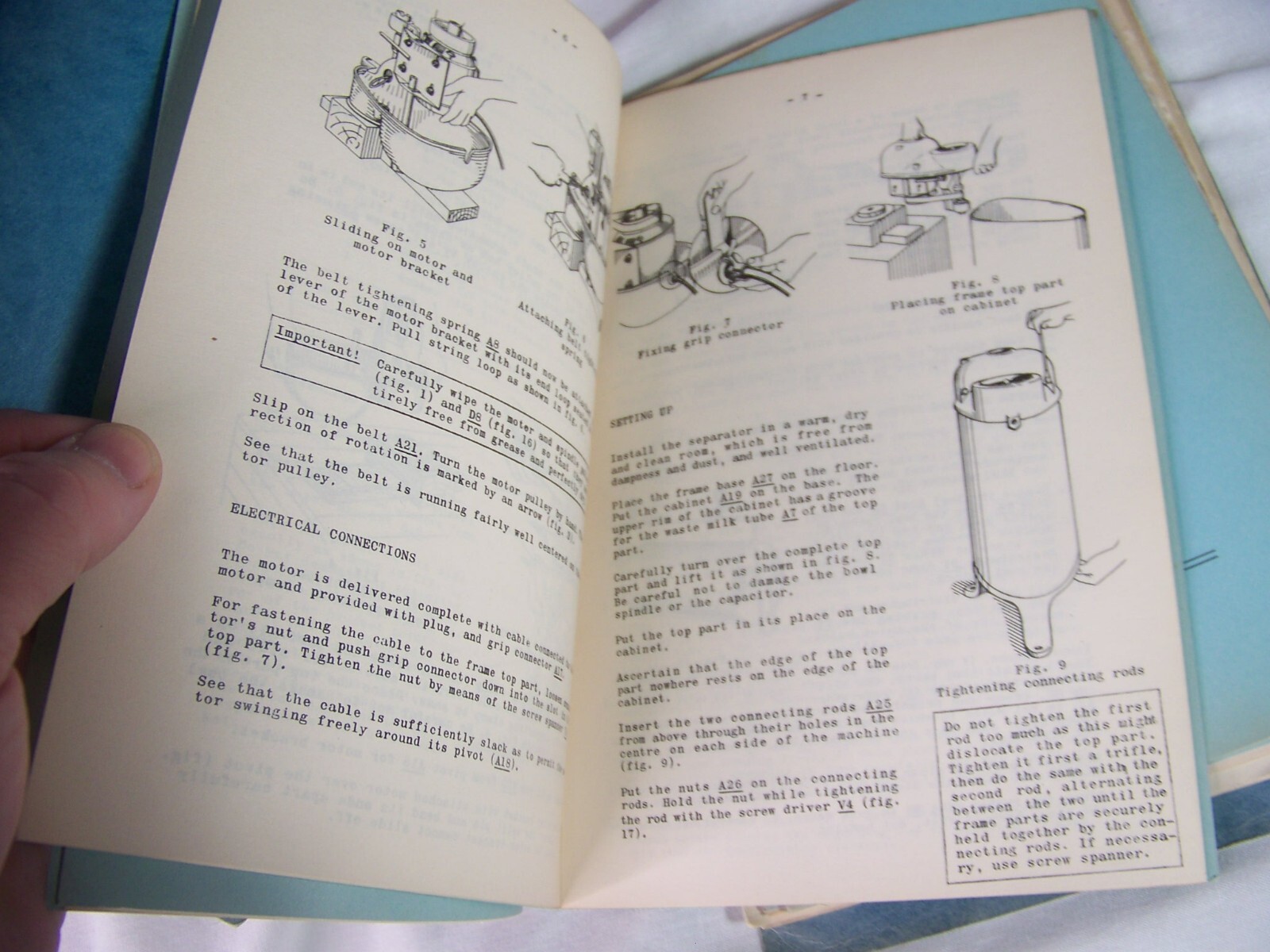 c1949 VINTAGE VIKING CREAM SEPARATOR ADVERTISING BOUND INSTRUCTION MANUAL LOT