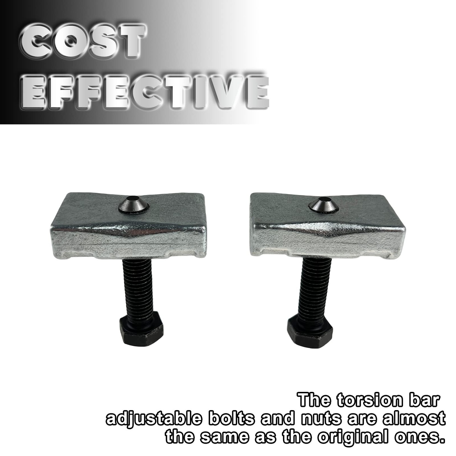 Torsion Bar Adjustment Bolt and Lock Nut Fit for Chevrolet Silverado Tahoe GM…