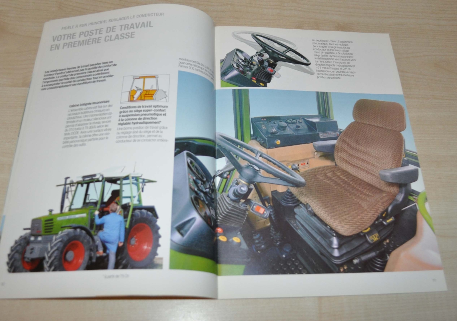 Fendt Farmer 300 Series Tractor Agricultural Brochure Prospekt FR