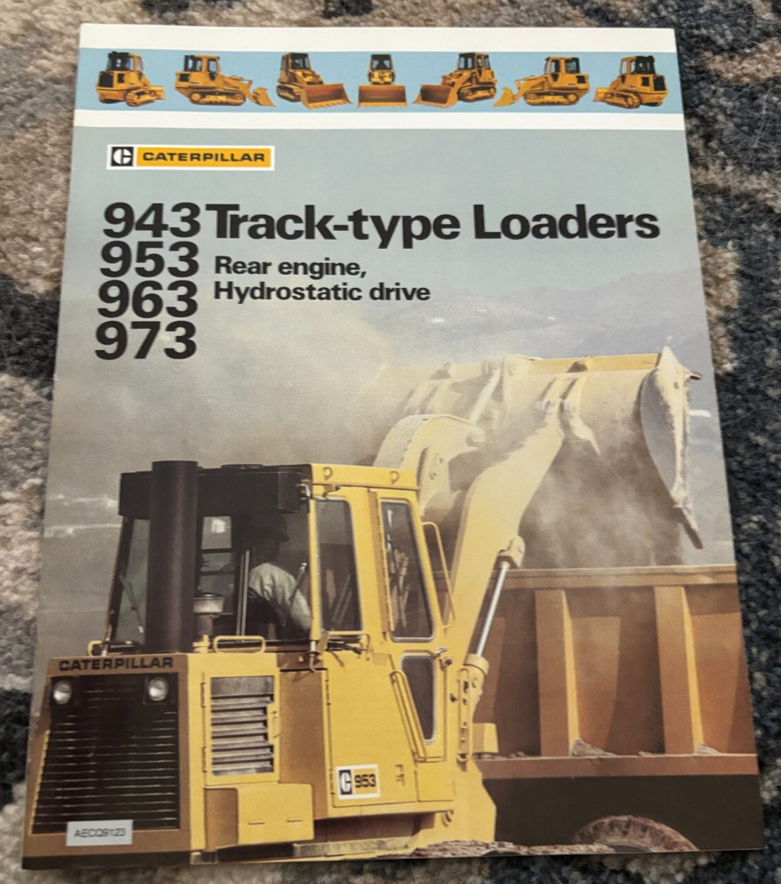 Caterpillar CAT 943 953 963 973 Track Loader Brochure FCCA25