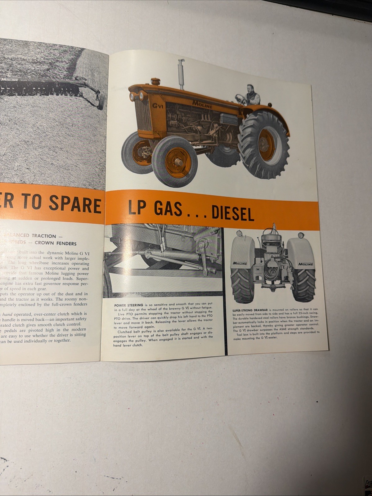 MINNEAPOLIS-MOLINE M5 AND G VI TRACTORS 16 PAGES 1960 Sales Brochure