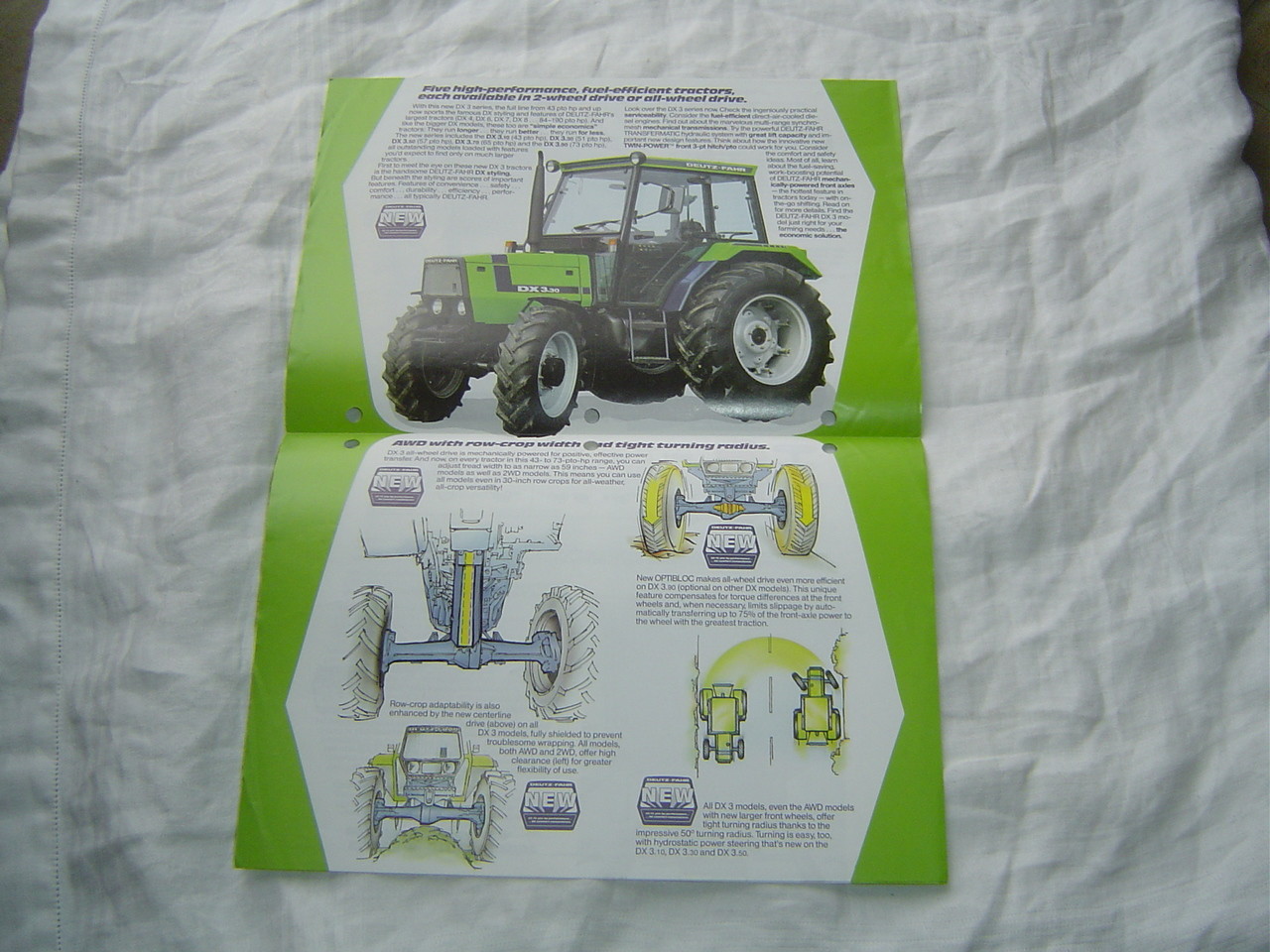 Deutz-Fahr DX3 tractor brochure