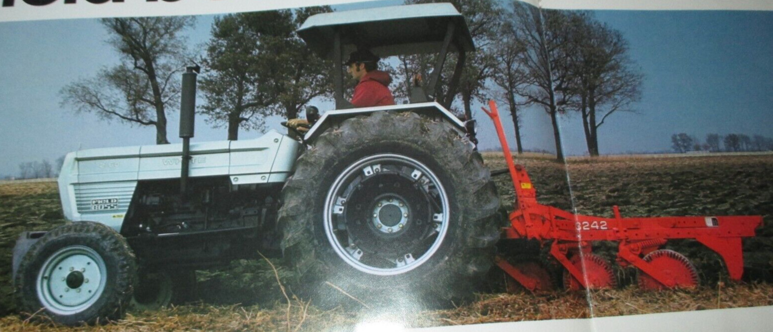 WFE White 2-50 & 2-60 Tractor Sales Brochure Literature Ad Advertising ORIGINAL!