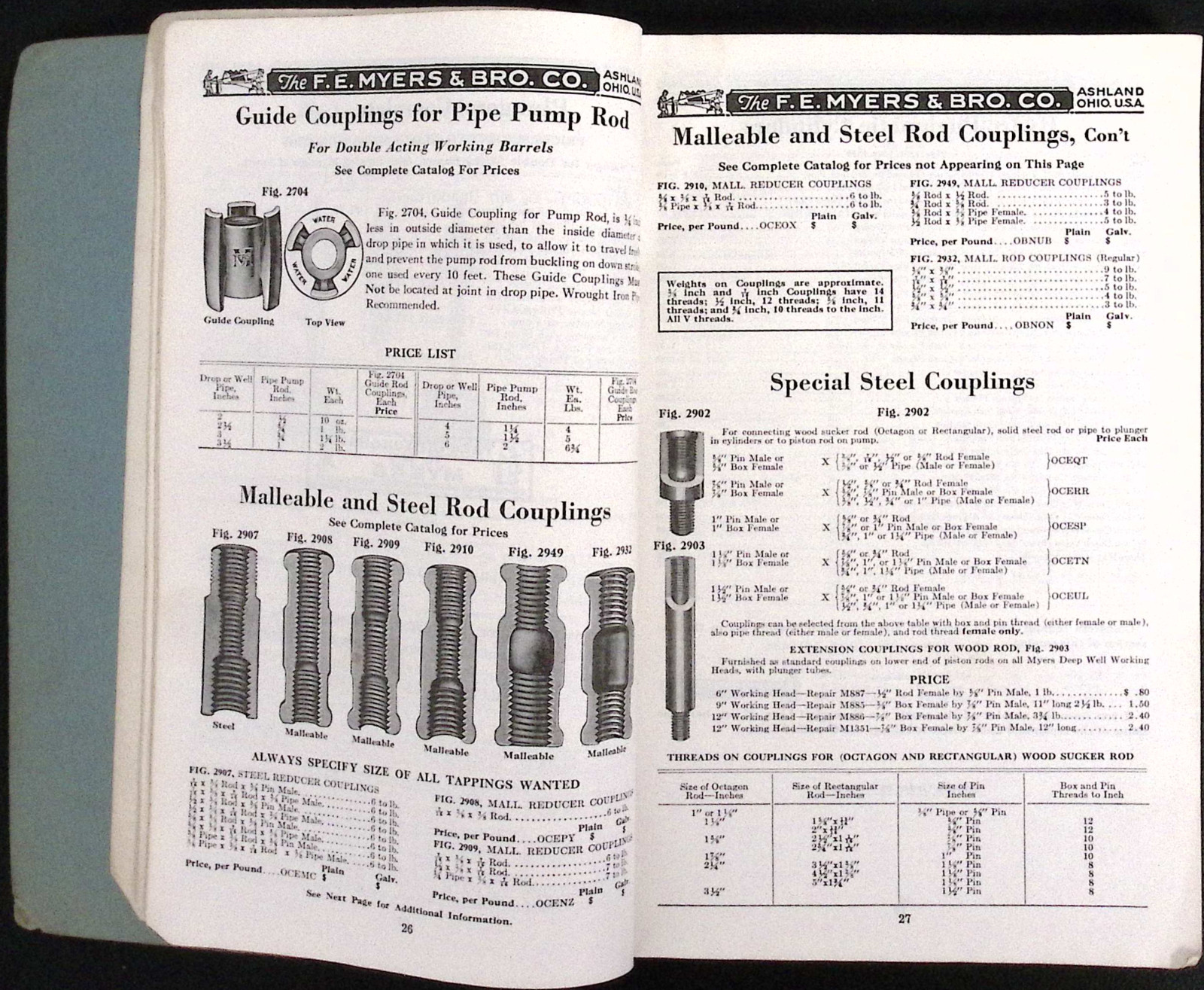 F.E. Myers & Bro Repair Catalog No R40 Pumps Water Systems Sprayers Cylinders