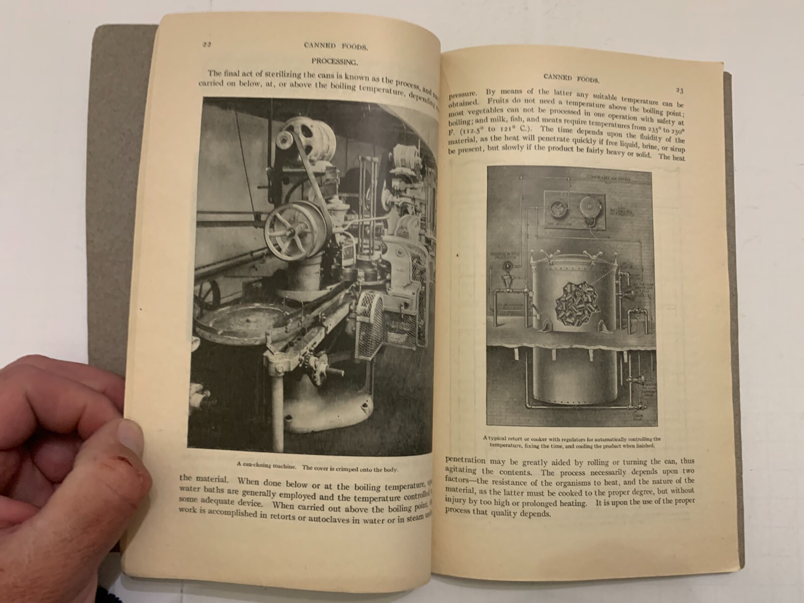 1917 Canned Foodsby Department Of Commerce Booklet