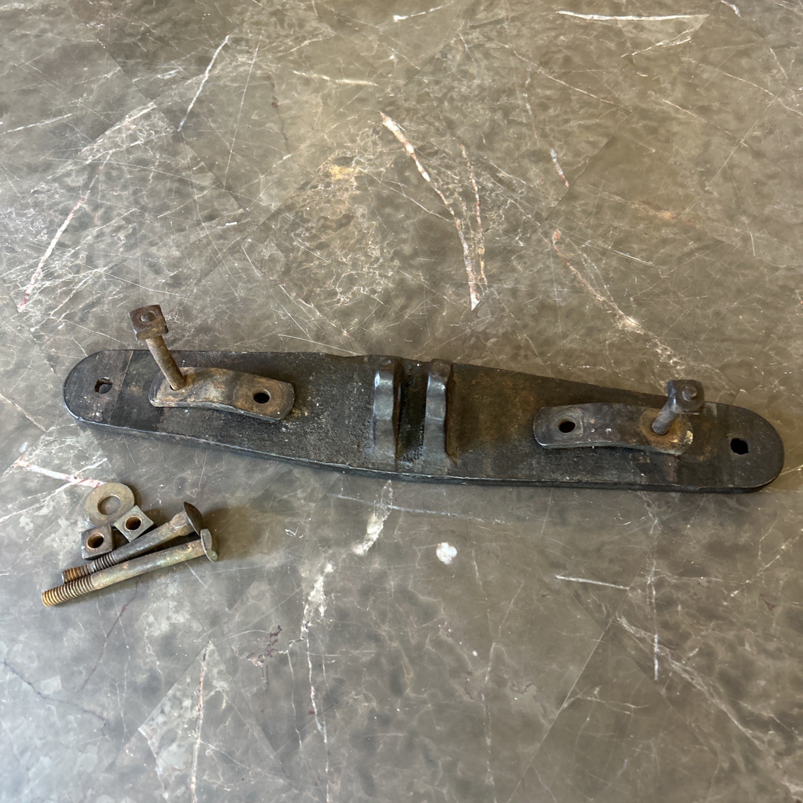 Antique Hudson Mfg Steam Engine Builder&rsquo;s Plate Threshing Machine Cast Iron
