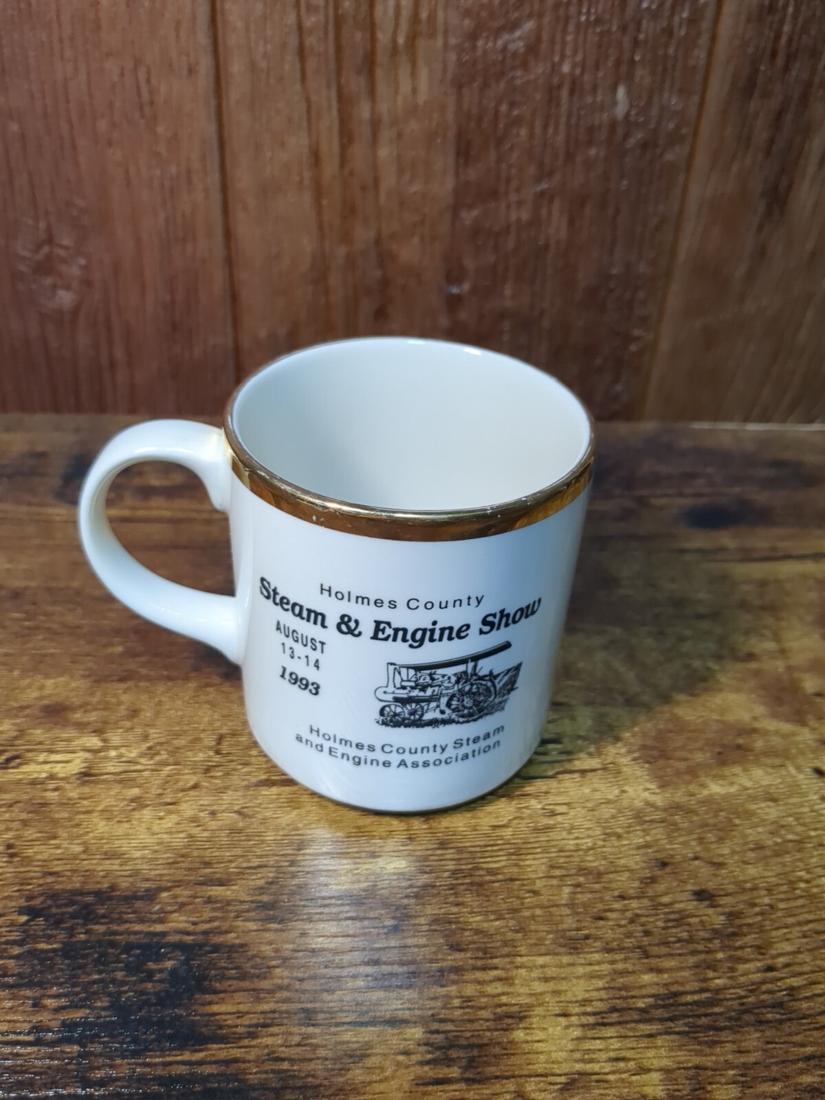Holmes County Ohio Steam Engine Tractor Show 1993 Vintage Coffee Mug