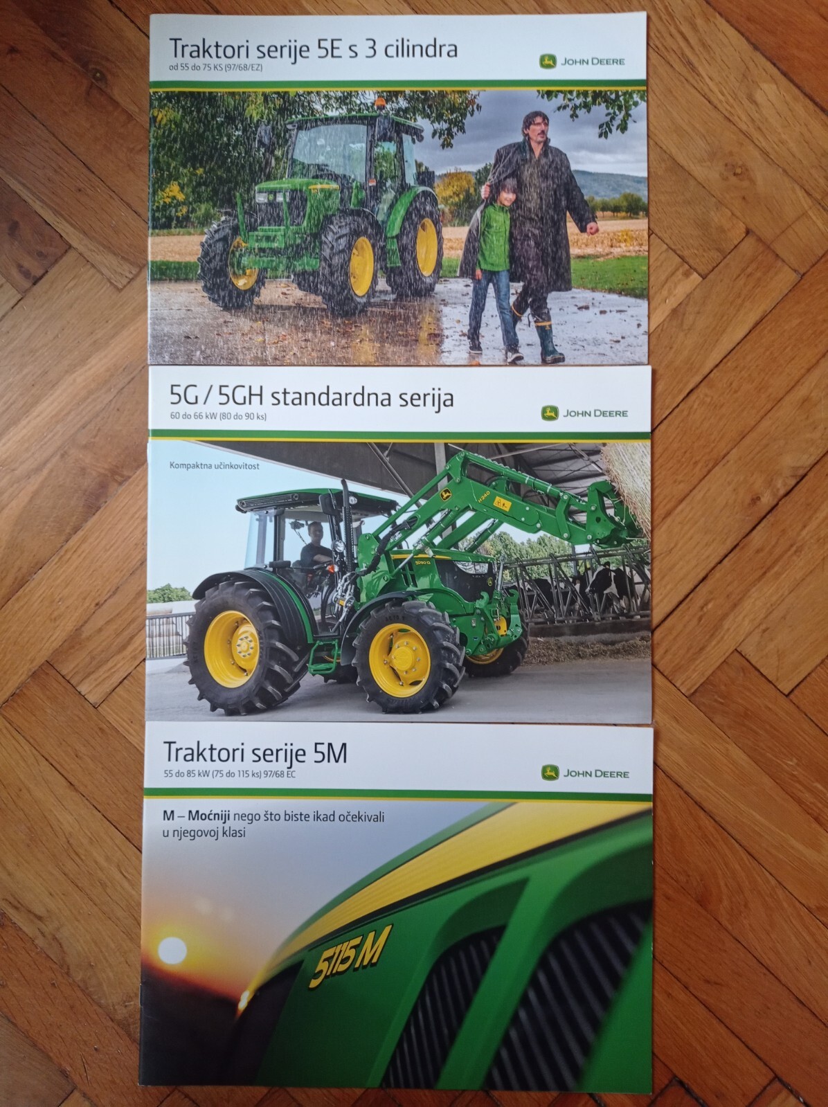 JOHN DEERE catalog brochure tractor 5M 5E 5G 5GH Croatia 2018