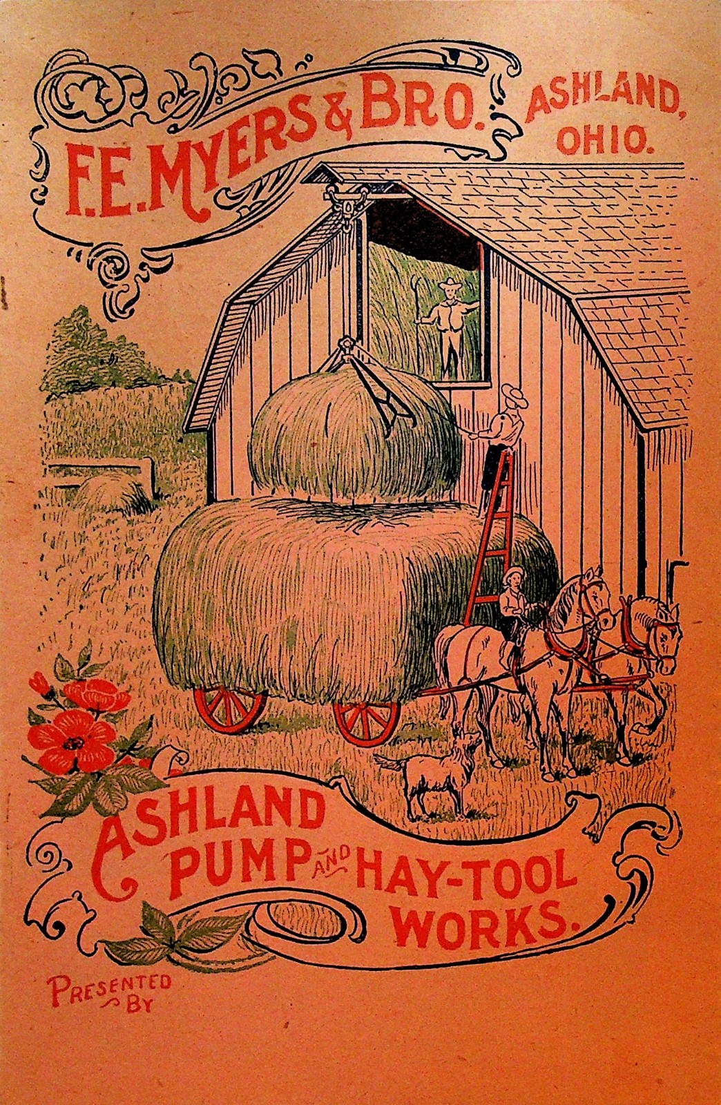 FE Myers & Bro Ashland Pump & Hay Tool Works Catalog ca 1910 Myers Faultless