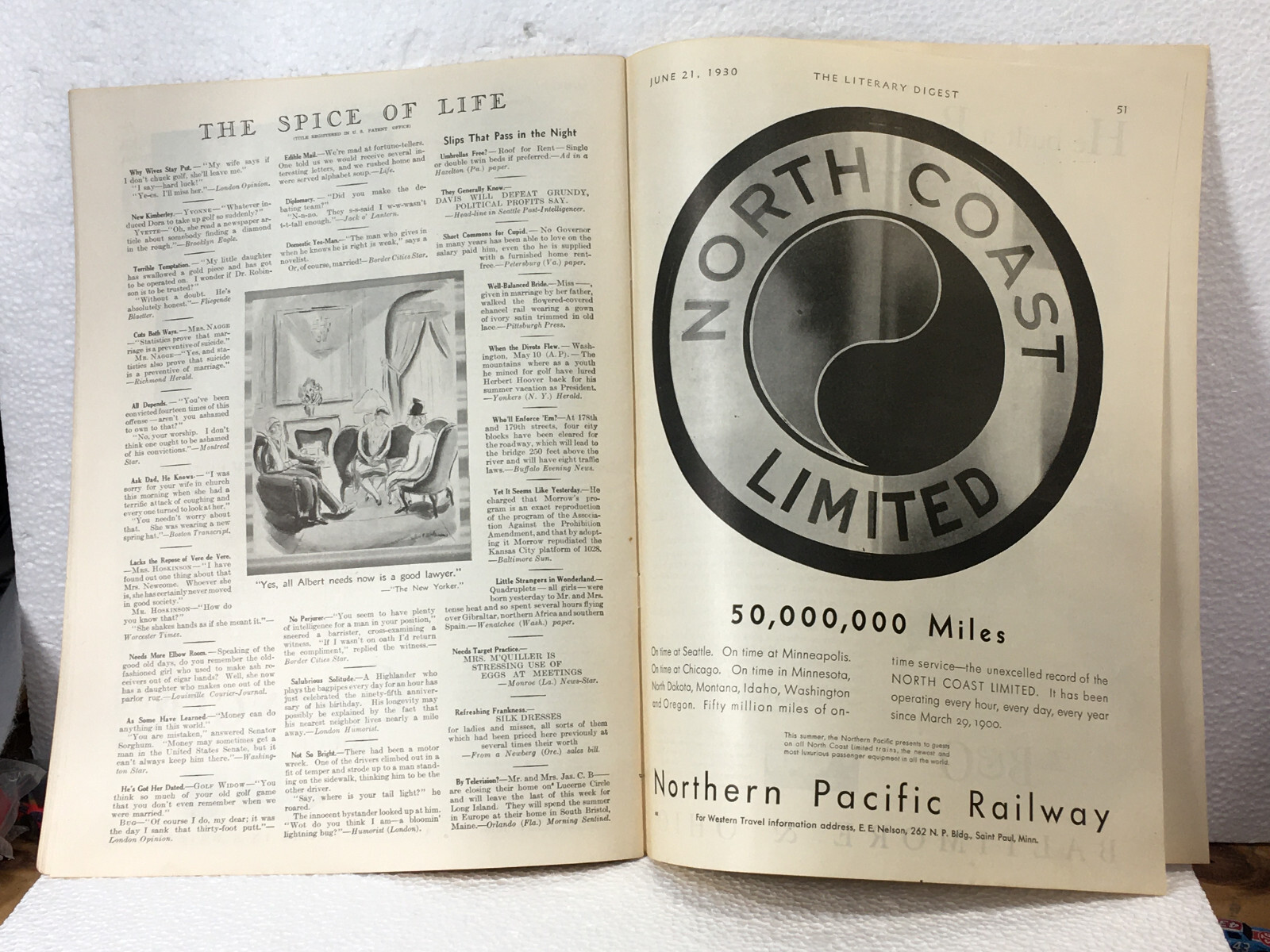 THE LITERARY MAGAZINE — JUNE 21, 1930