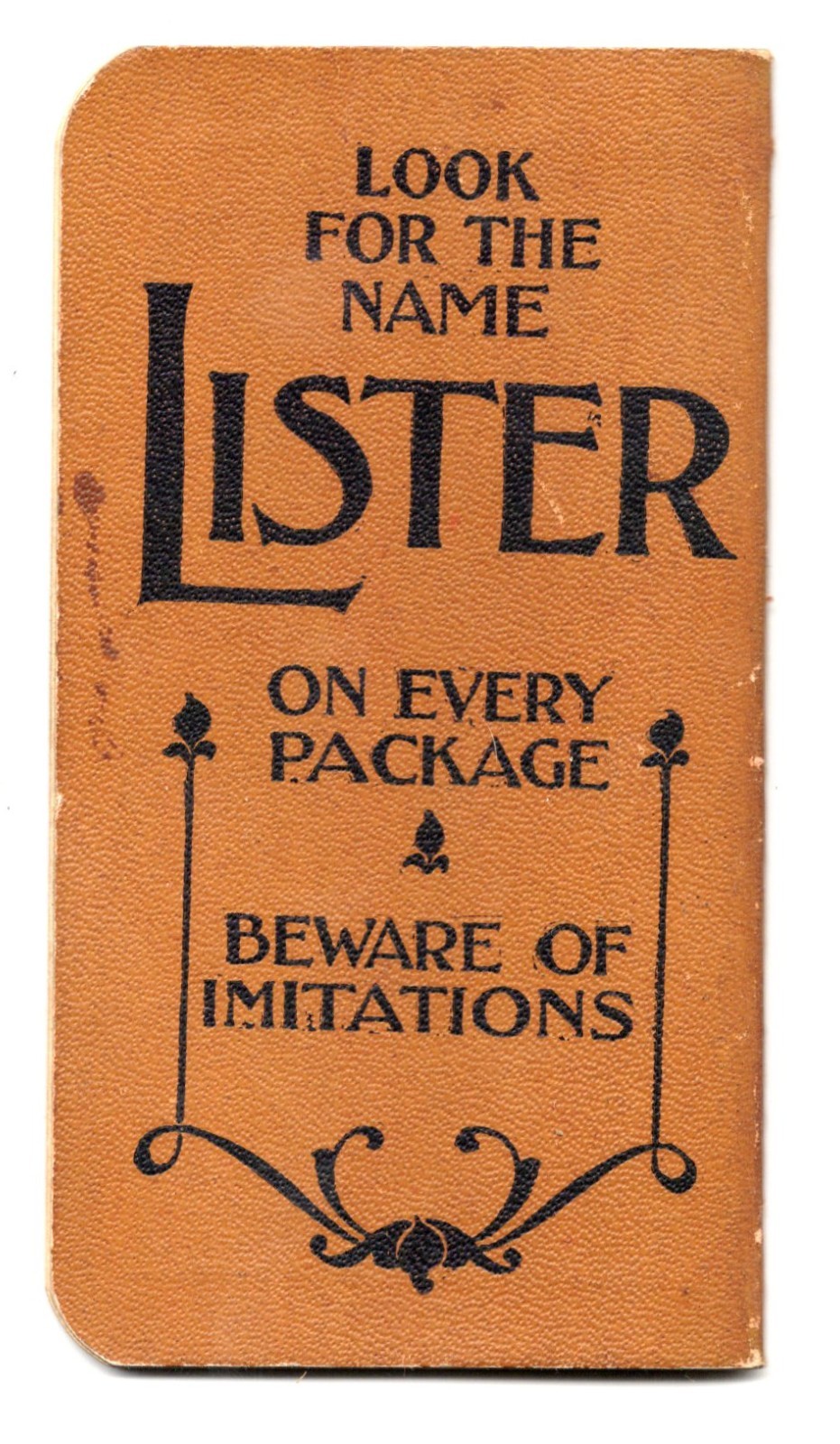 1901 – Listers Fertilizers Agricultural Chemical Works Newark N.J Booklet – XL3T