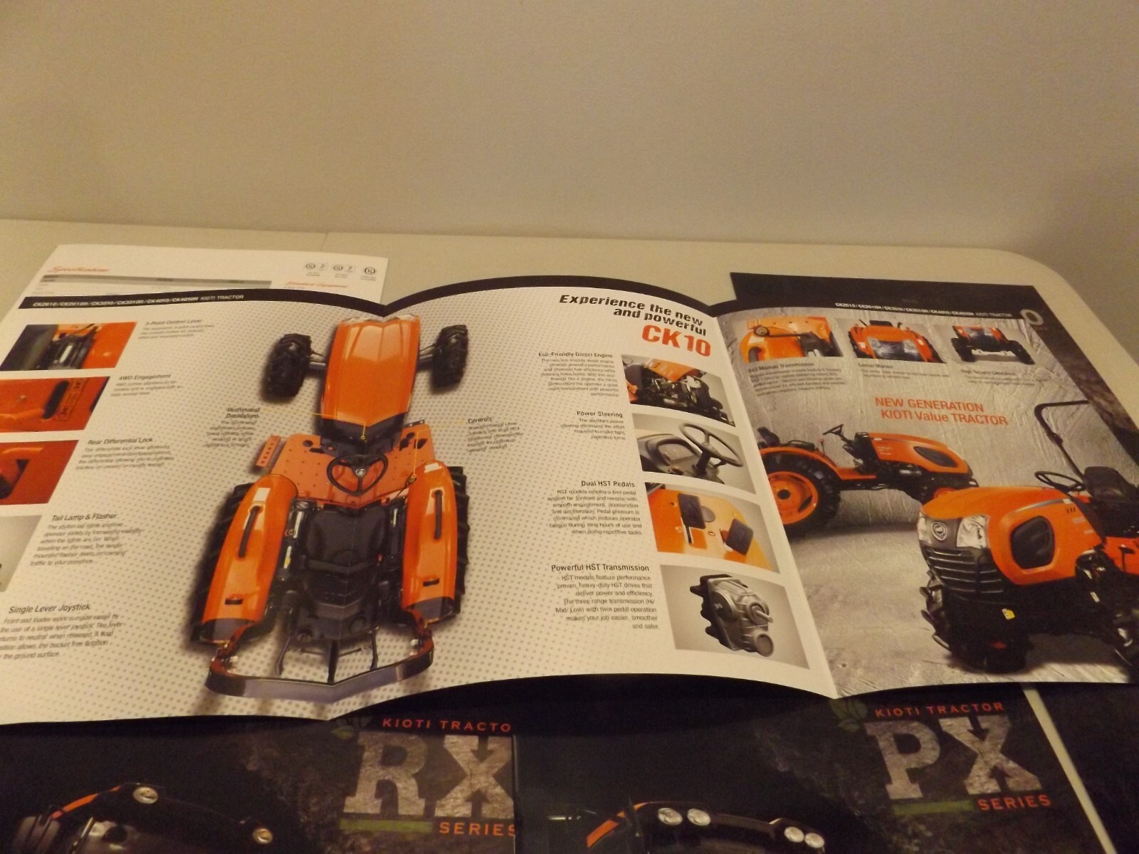 7-pc. KIOTI COMPACT, SUB-COMPACT, UTILITY TRACTORS, 2016